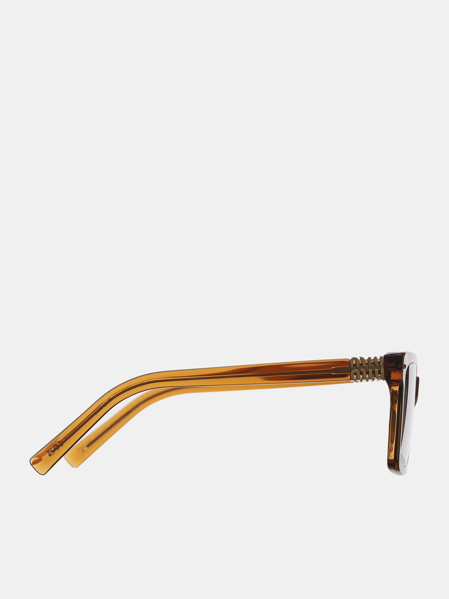 Square Sunglasses (0MU-13ZS-CARAMEL-BROWN)