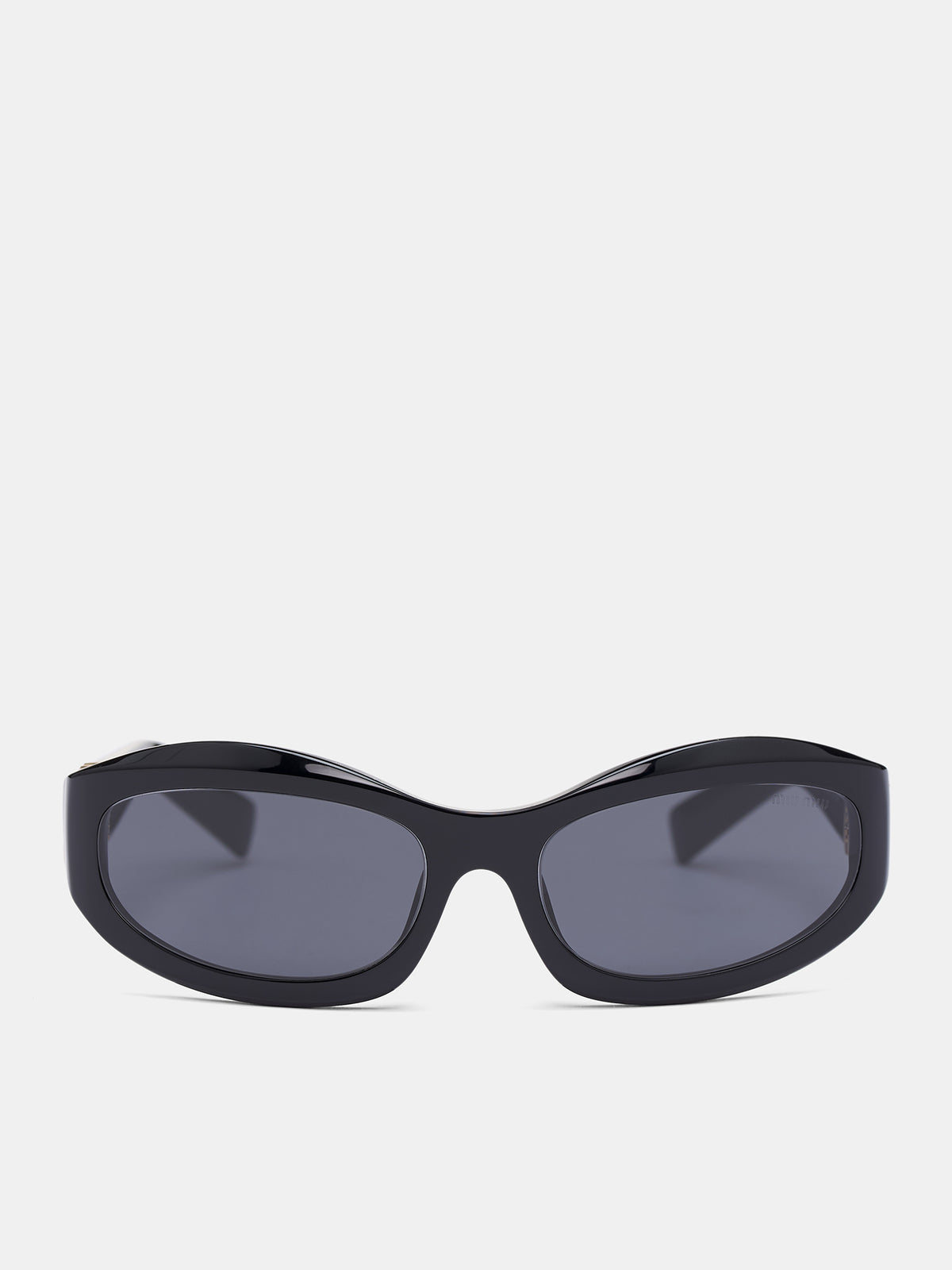 14ZS Sunglasses (0MU-14ZS-BLACK-W-DARK-GREY)