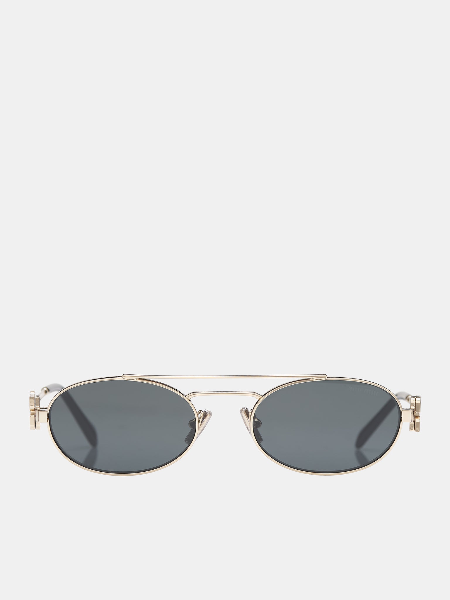 54ZS Sunglasses (0MU-54ZS-PALE-GOLD-DARK-GREY)