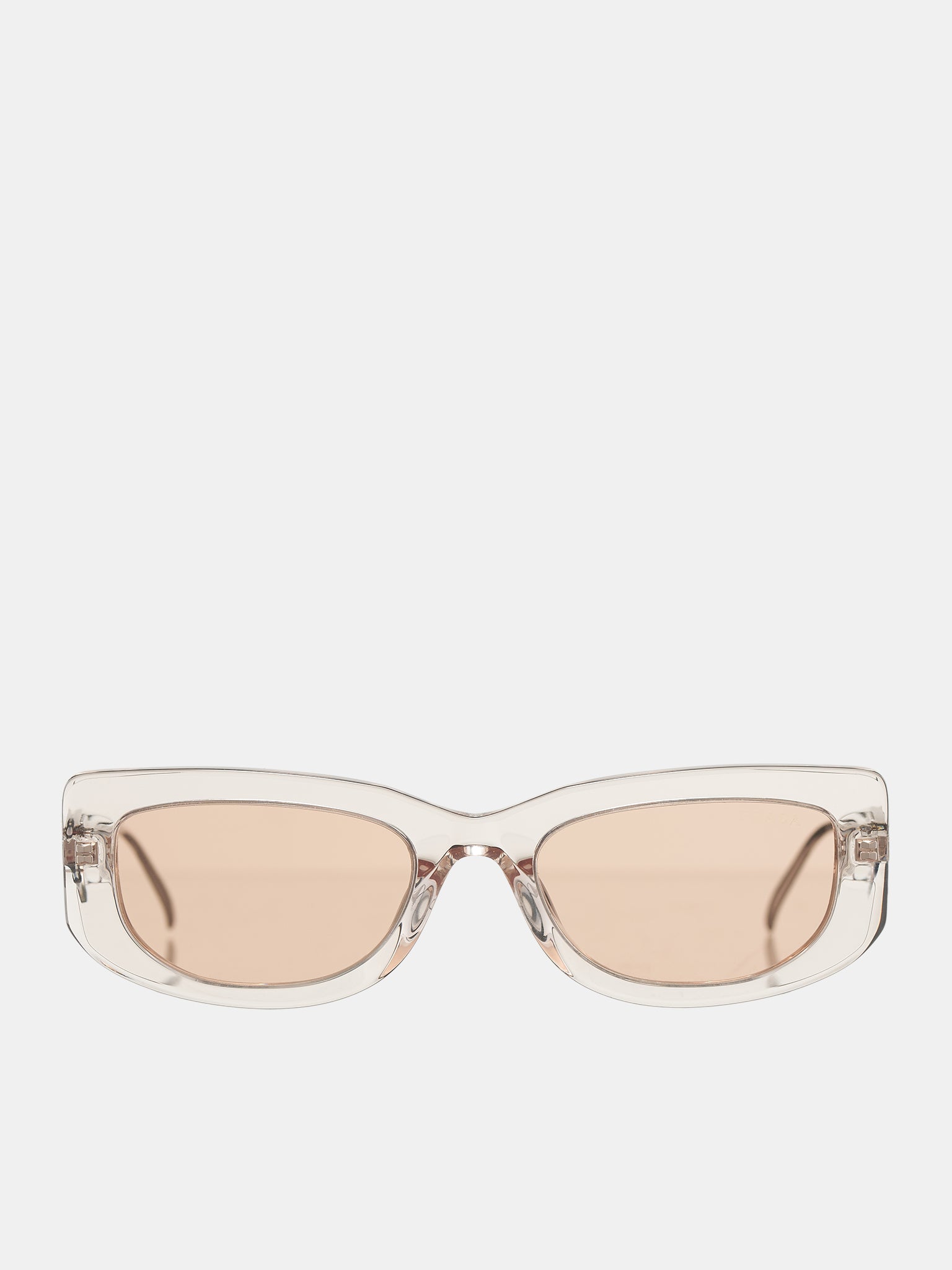 Rectangular Sunglasses (0PR-14YS-CRYSTAL-BEIGE-LIGHT-B)