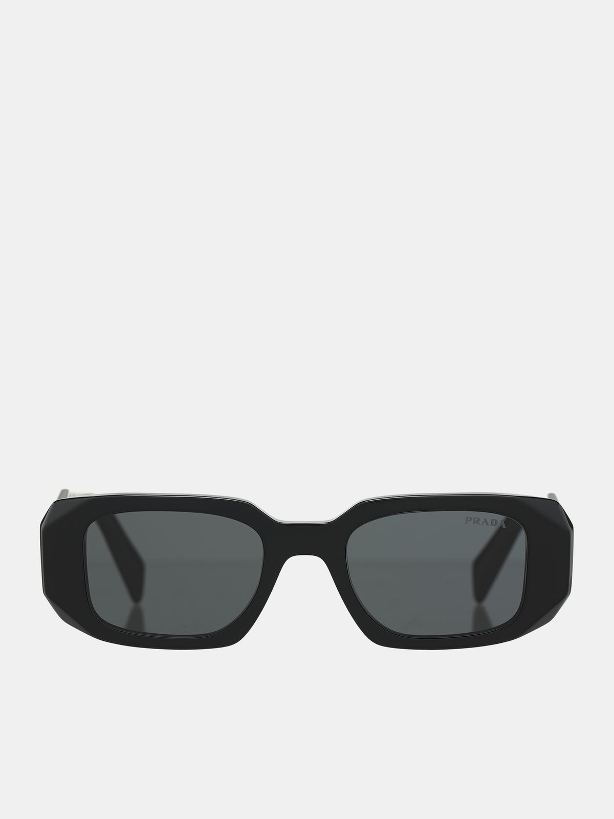 Geometric Sunglasses (0PR-17WS-BLACK-DARK-GREY)