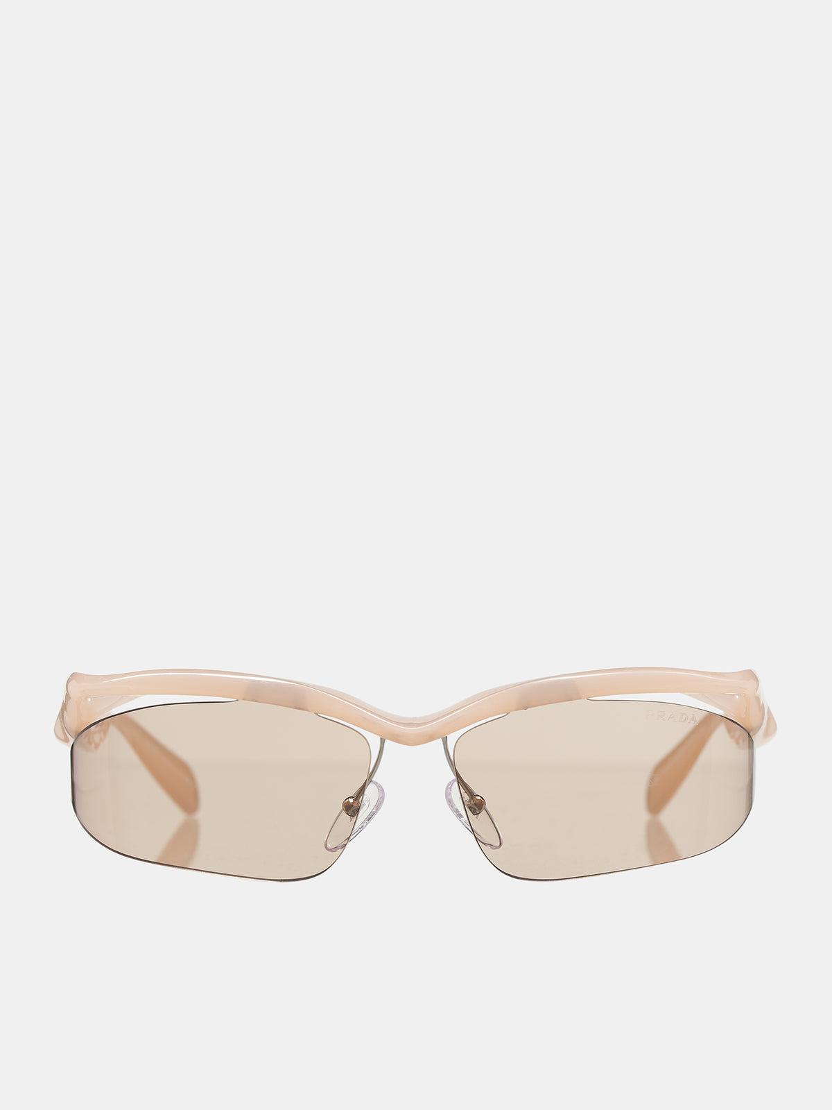 Morph Sunglasses (0PR-A25S-OPAL-PEACH-LIGHT-BROW)