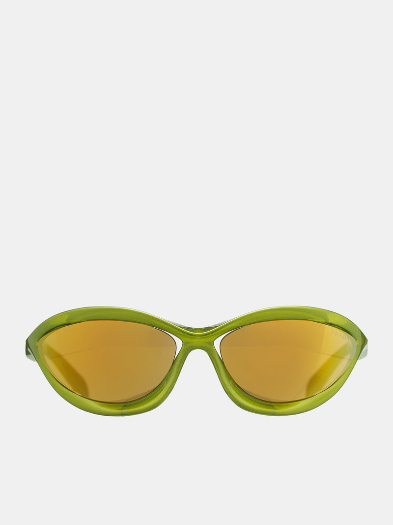 Morph Sunglasses (0PR-A26S-FERN-BROWN-ORANGE)