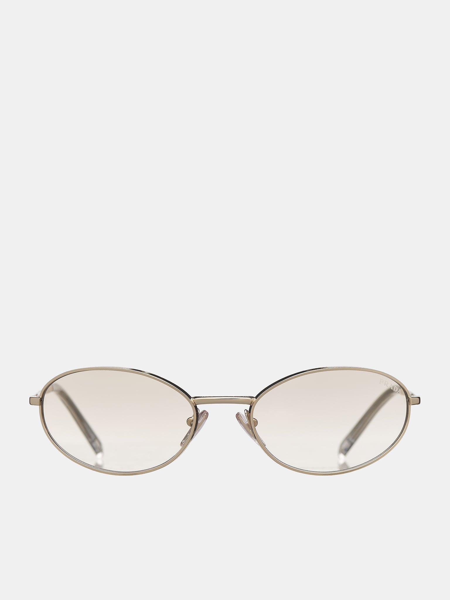 A59S Sunglasses (0PR-A59S-PALE-GOLD-CLEAR-MIRRO)