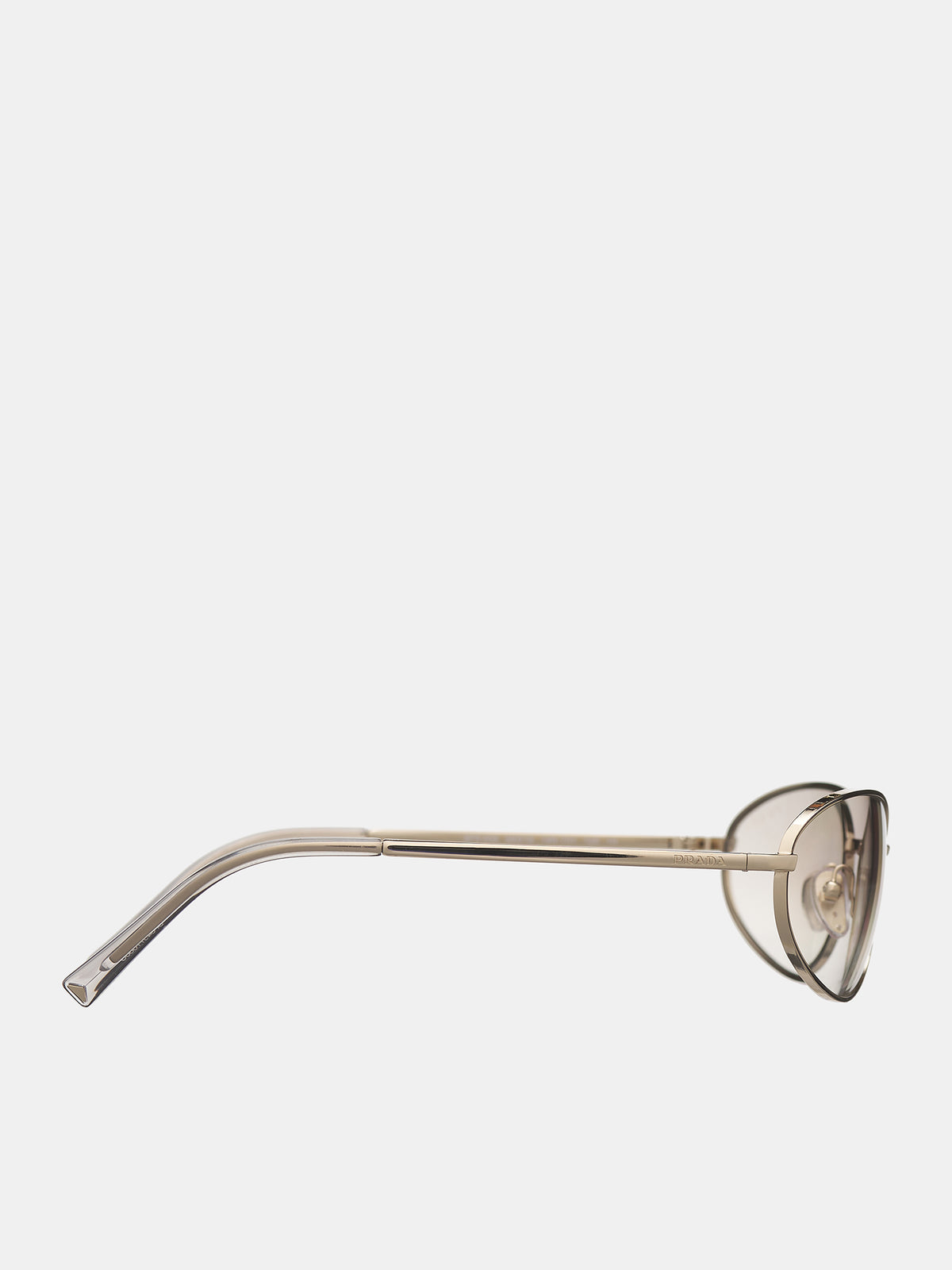 A59S Sunglasses (0PR-A59S-PALE-GOLD-CLEAR-MIRRO)