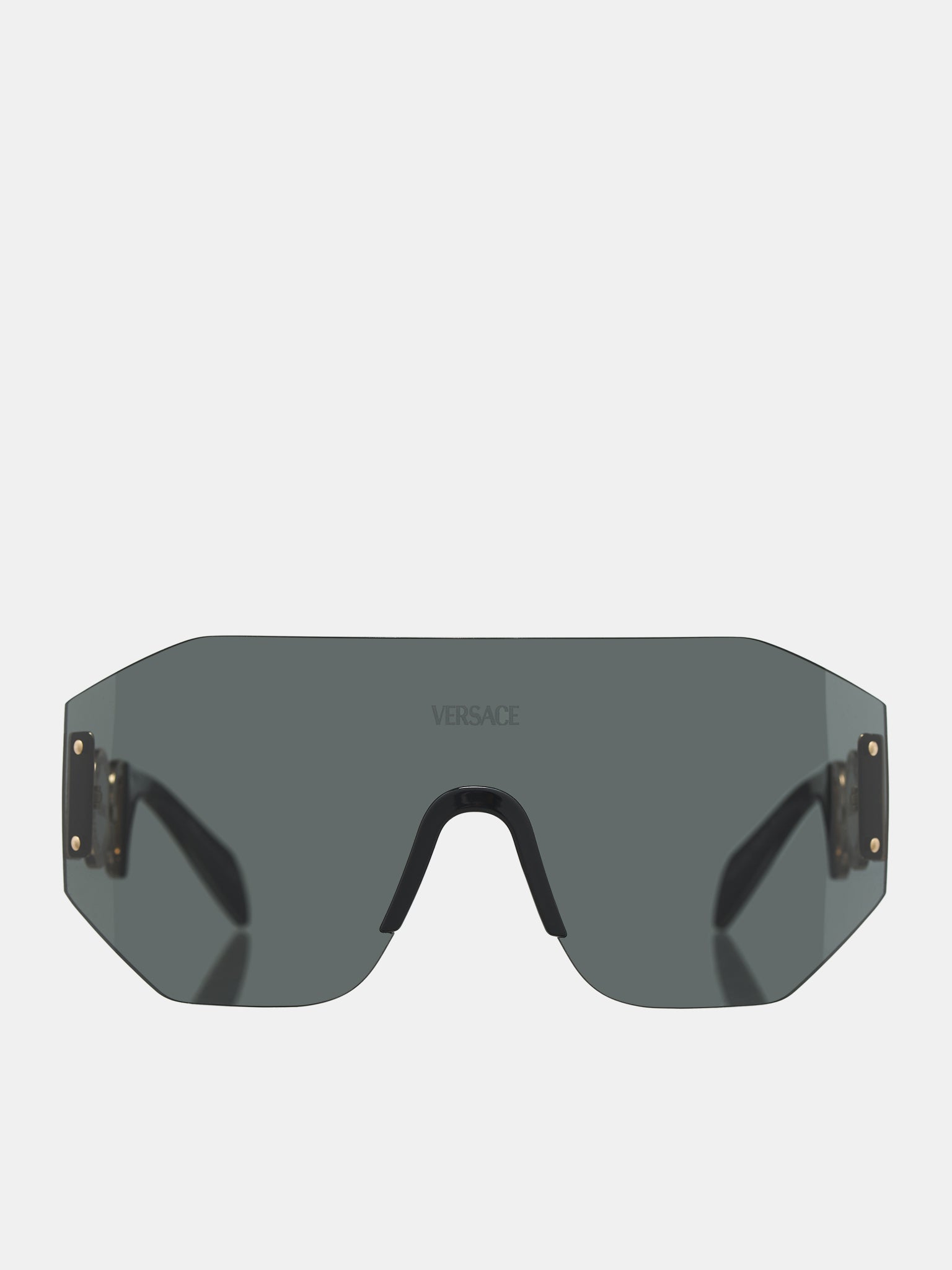 Geometric Shield Sunglasses (0VE2258-DARK-GREY)