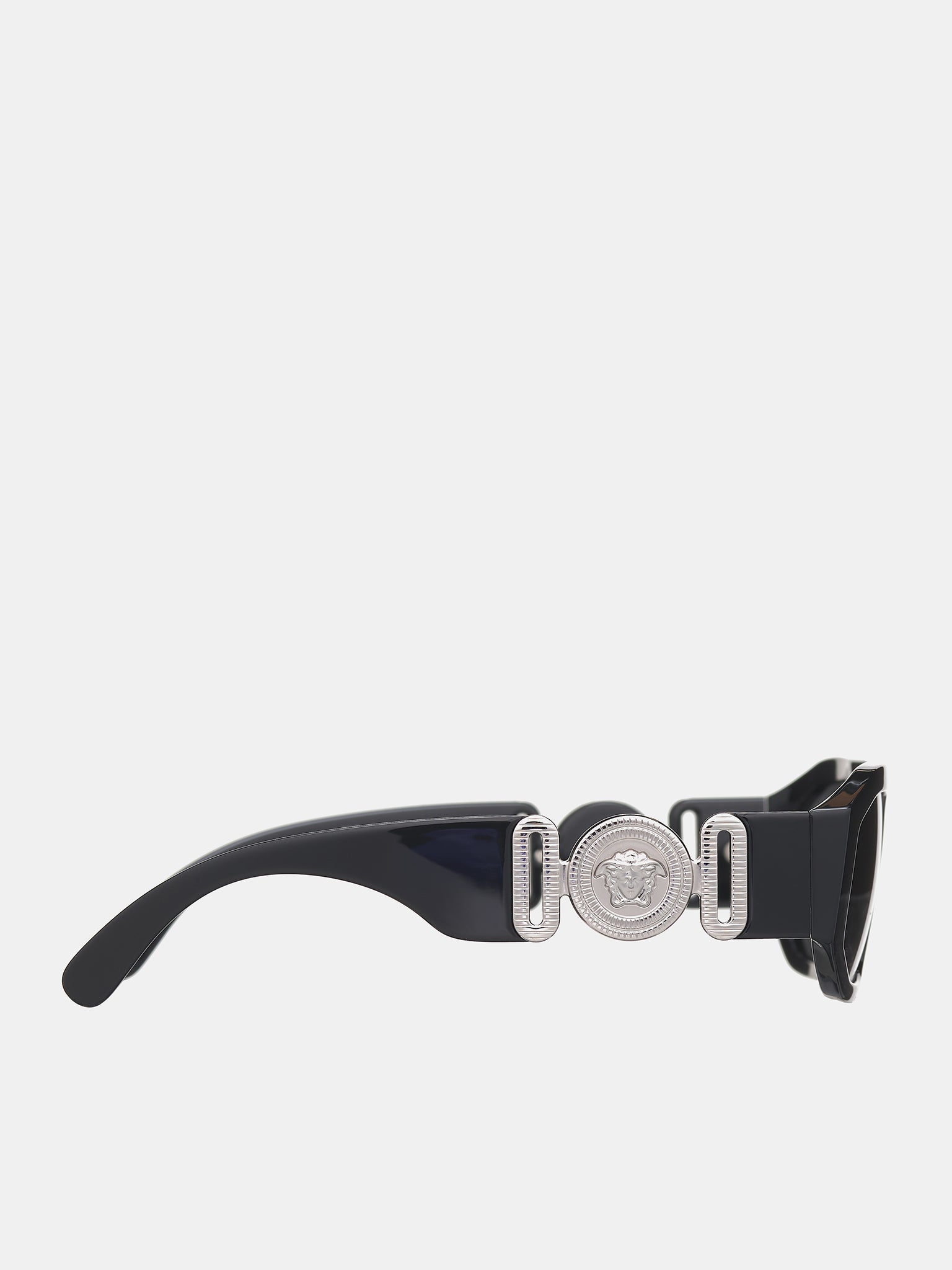 Medusa Biggie Sunglasses (0VE4361-BLACK-DARK-GREY)