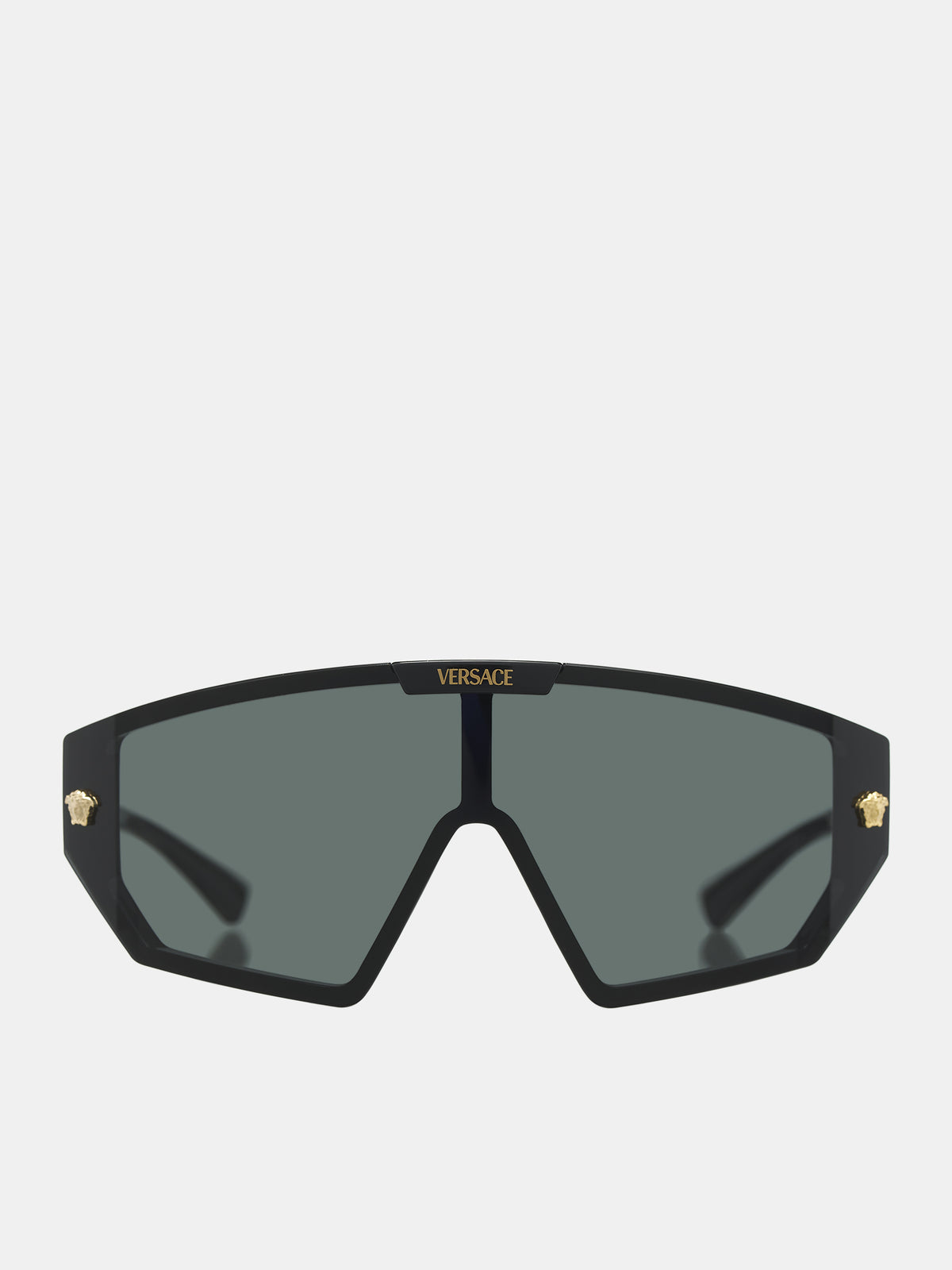 Shield Sunglasses (0VE4461-BLACK-DARK-GREY)