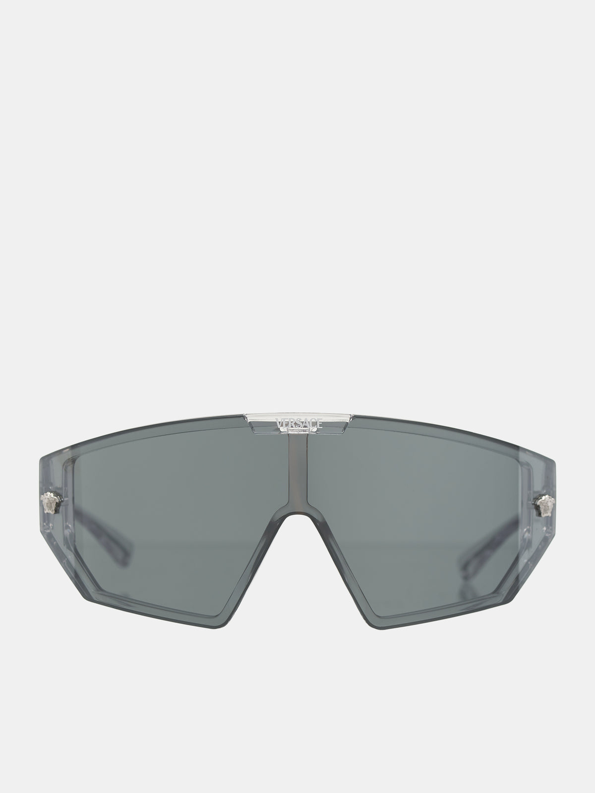 Shield Sunglasses (0VE4461-CRYSTAL-GREY-BLACK)