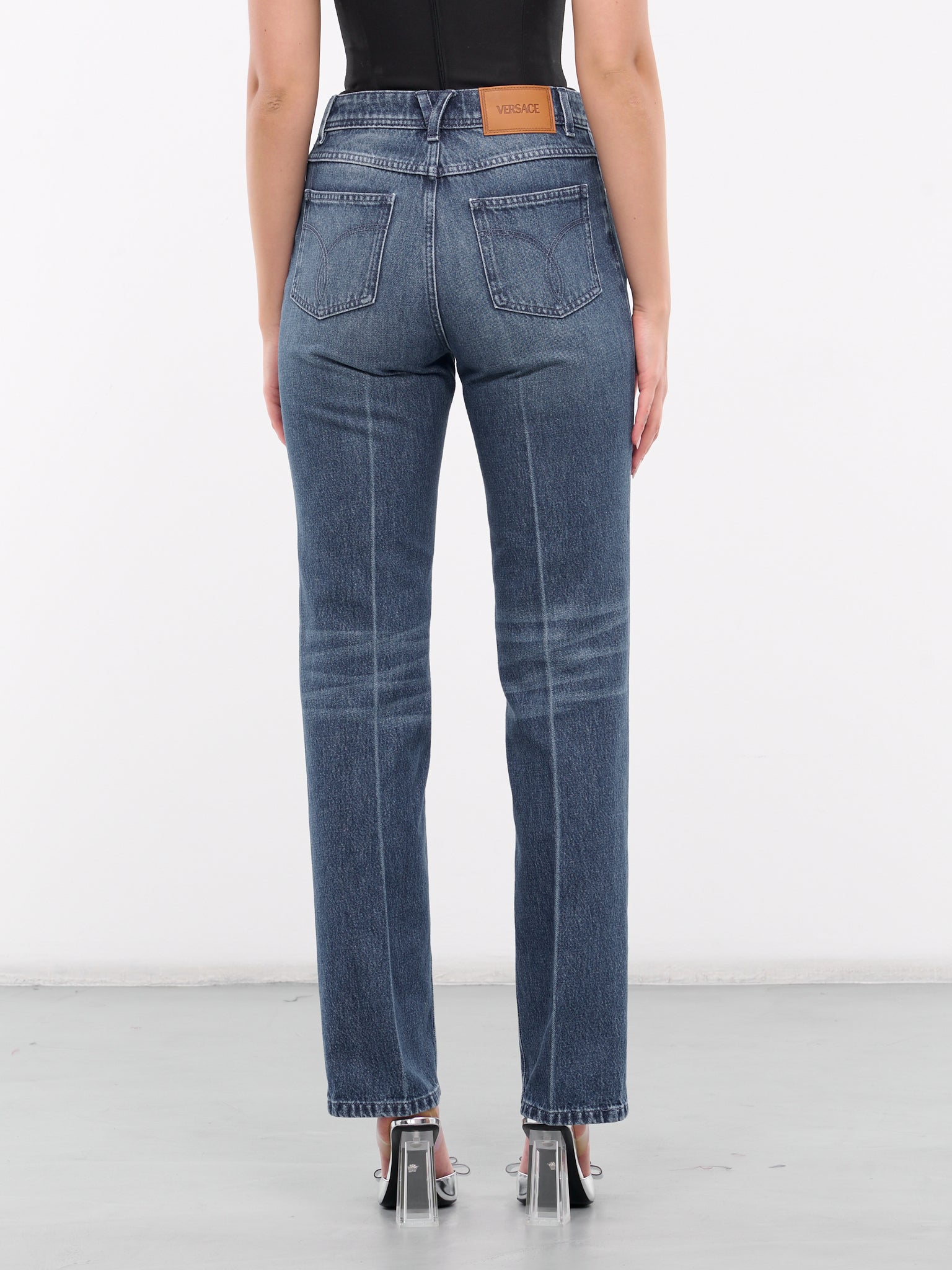 VERSACE Medusa '95 Boyfriend Jeans | H. Lorenzo - back