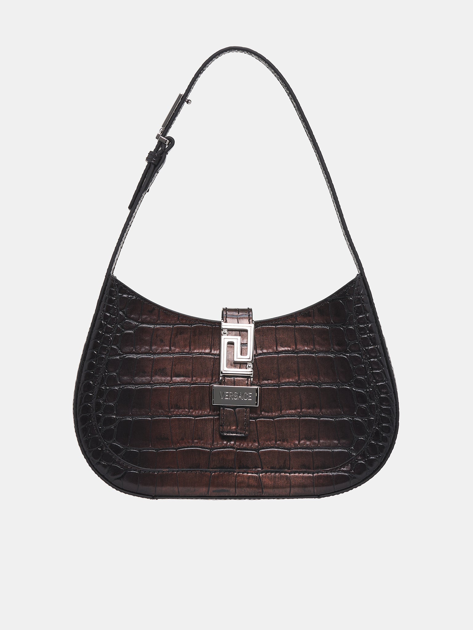 Croc-Embossed Handbag (1013167-1A12257-1X44P-SOIL-PAL)