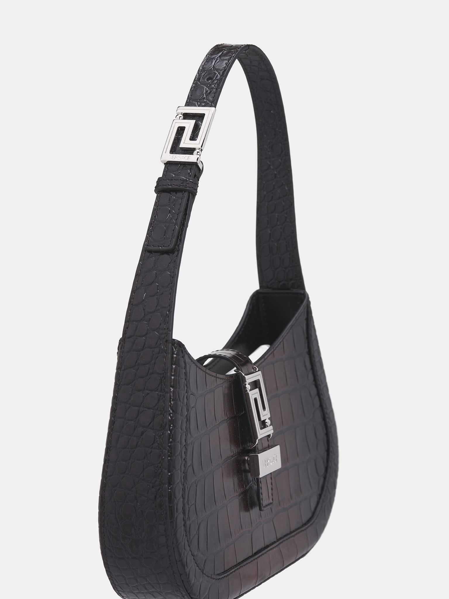 Croc-Embossed Handbag (1013167-1A12257-1X44P-SOIL-PAL)