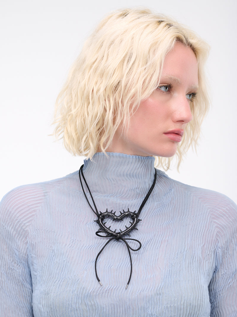 Walter Van Beirendonck Spikey Walter Man Necklace In Blue