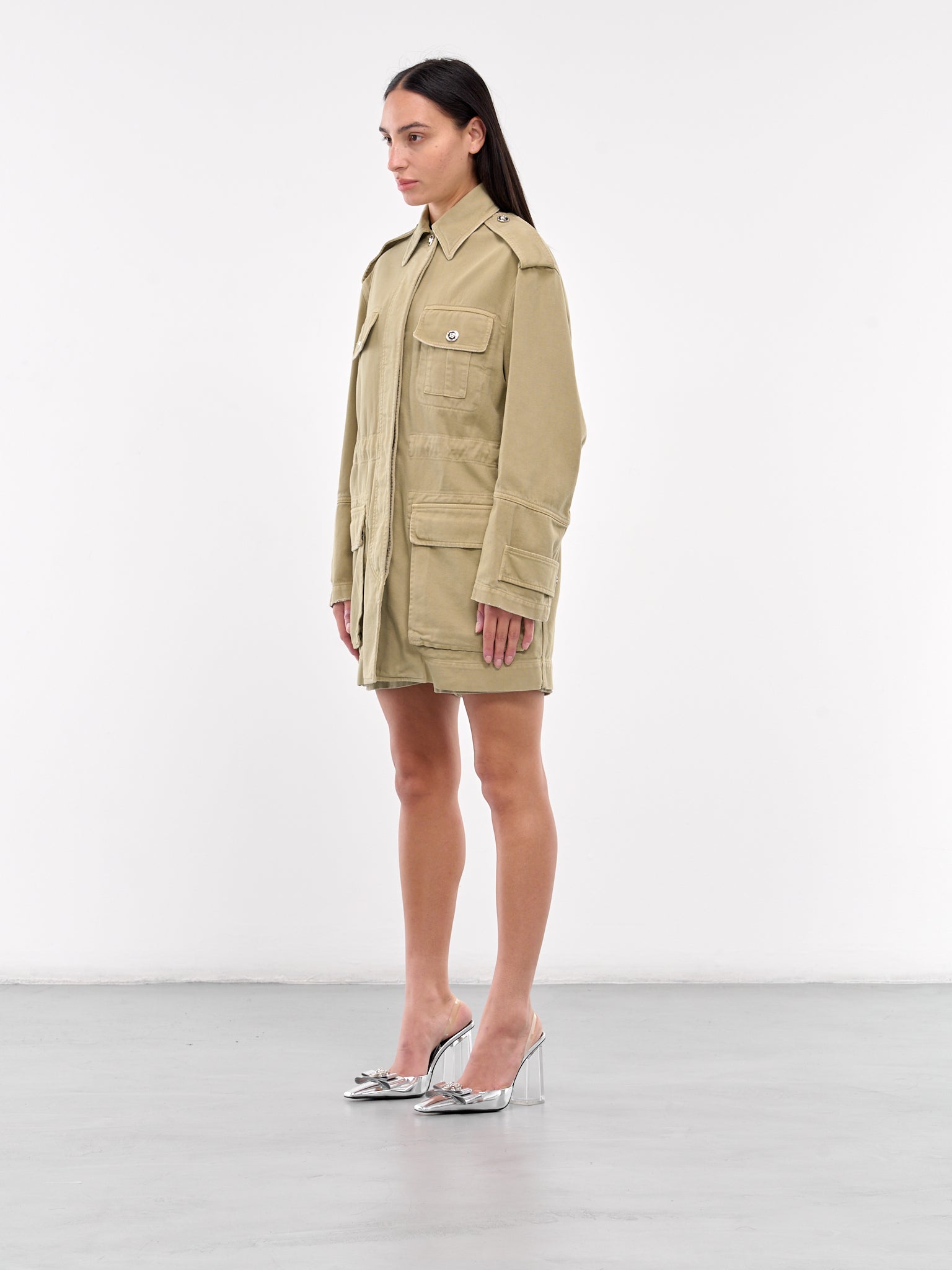 Cargo Denim Jacket (1016242-1A10427-1D770-TAUPE)