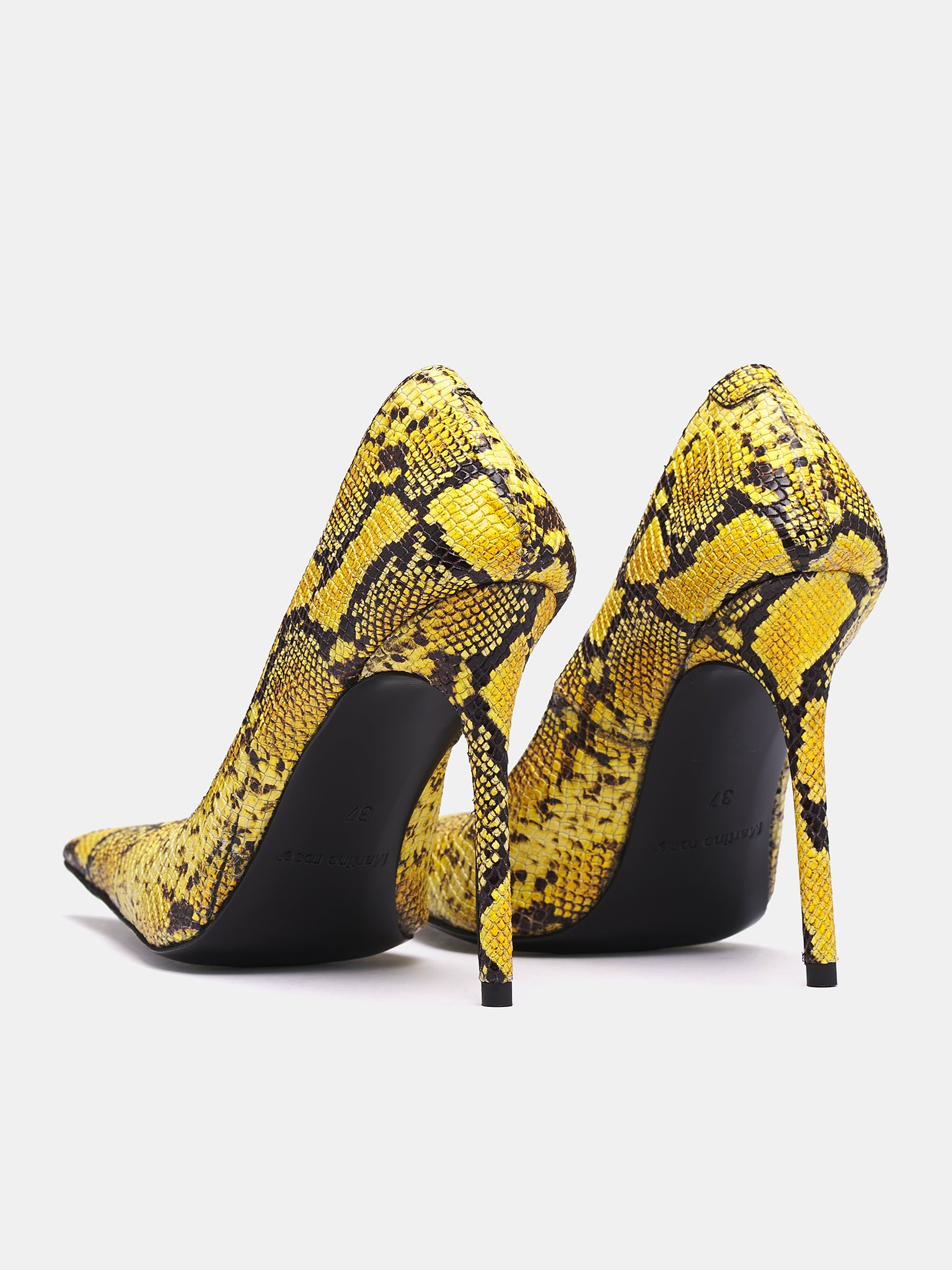 Extended Stiletto Heel (1057LE02309-YLWBLK)