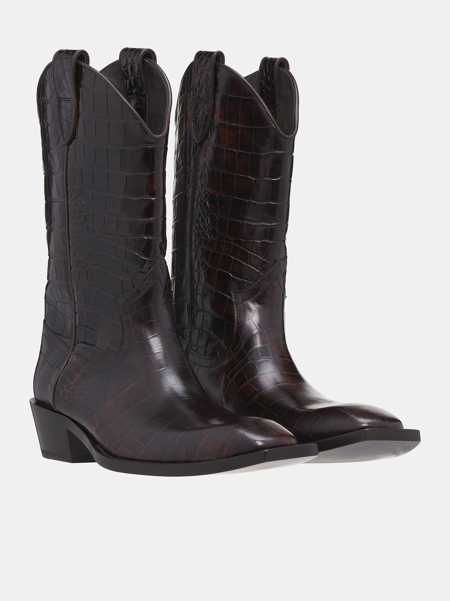 Cowboy Boots (1061LE01710-BROWN)