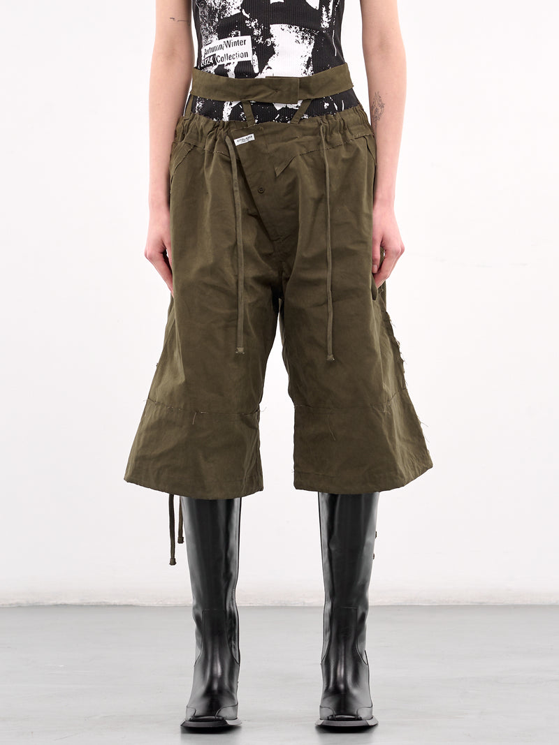 Baggy Cargo Shorts (10620040601-GREEN)