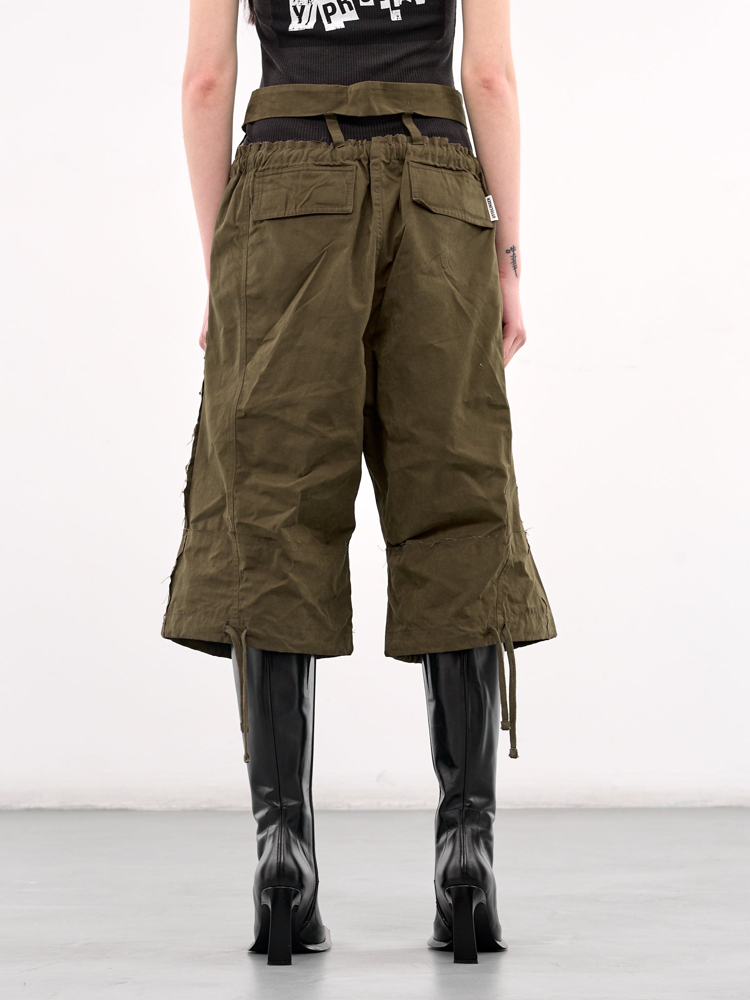 Baggy Cargo Shorts (10620040601-GREEN)