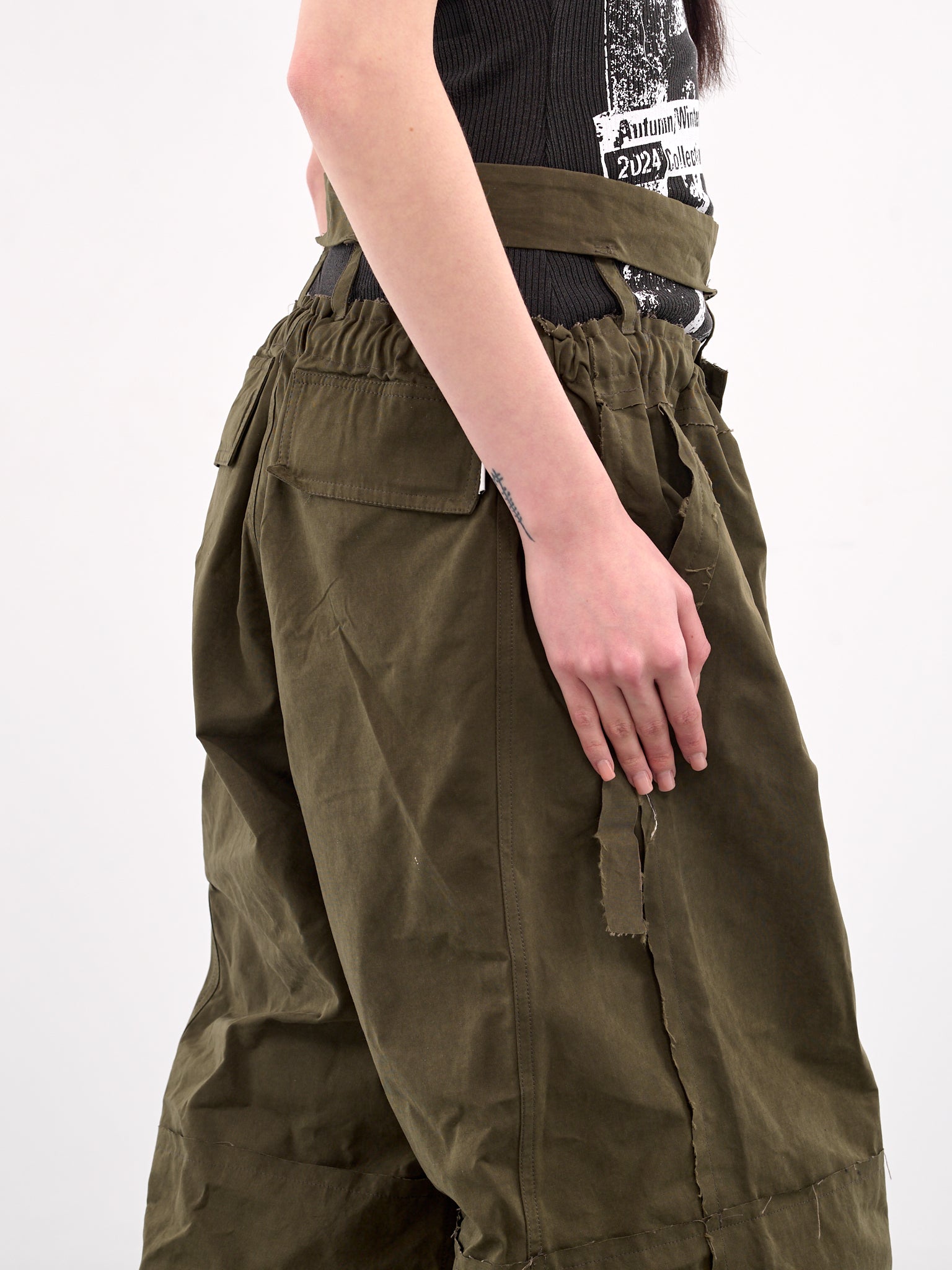 Baggy Cargo Shorts (10620040601-GREEN)