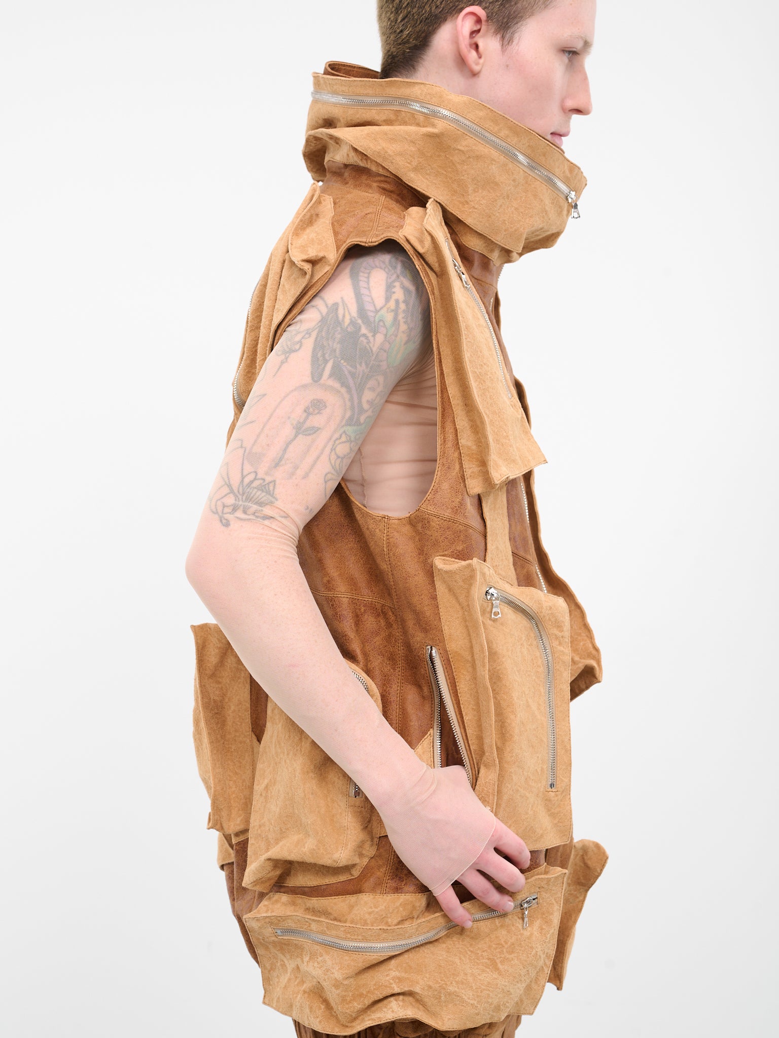 1000 Pockets Vest (11003-LEATHER-TAN)