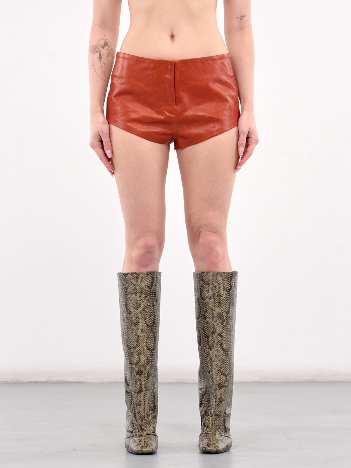 Leather Puppy Shorts (13005-PUPPY-COPPER)