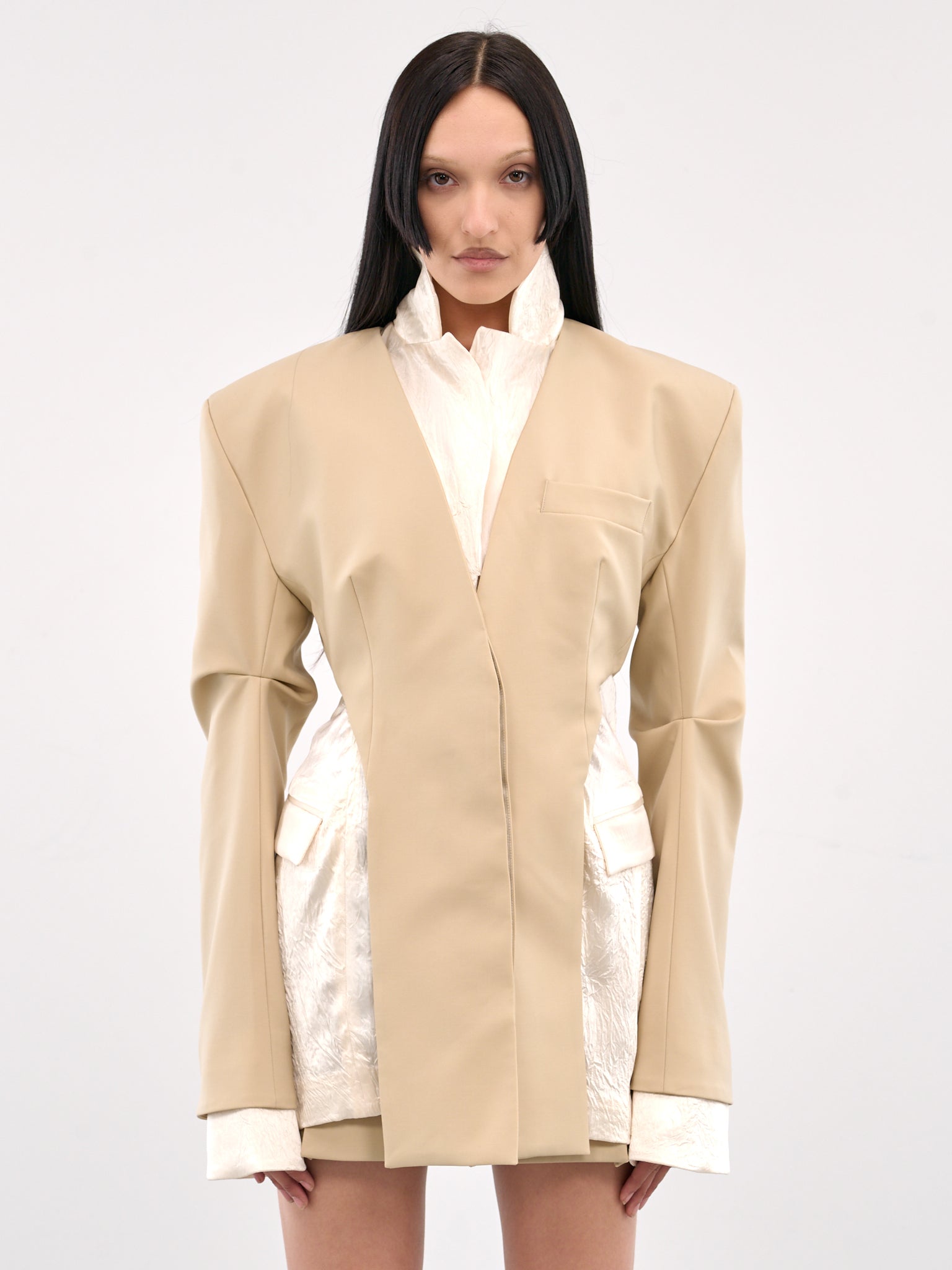 2 Part Tailoring Jacket (144-101-GEMINI-SAND)