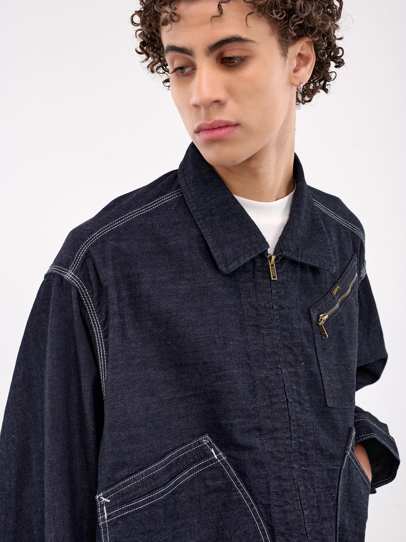 Lee Double-End Denim Blouson (1525102045-INDIGO)