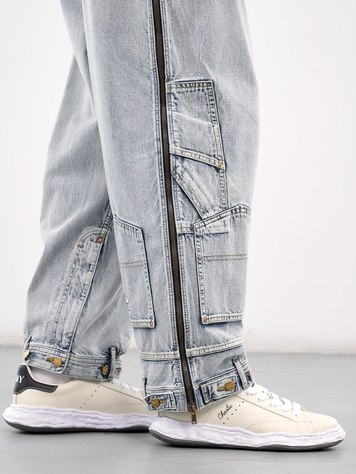 Lee Double-End Denim Jeans (1525105046-BLEACH)