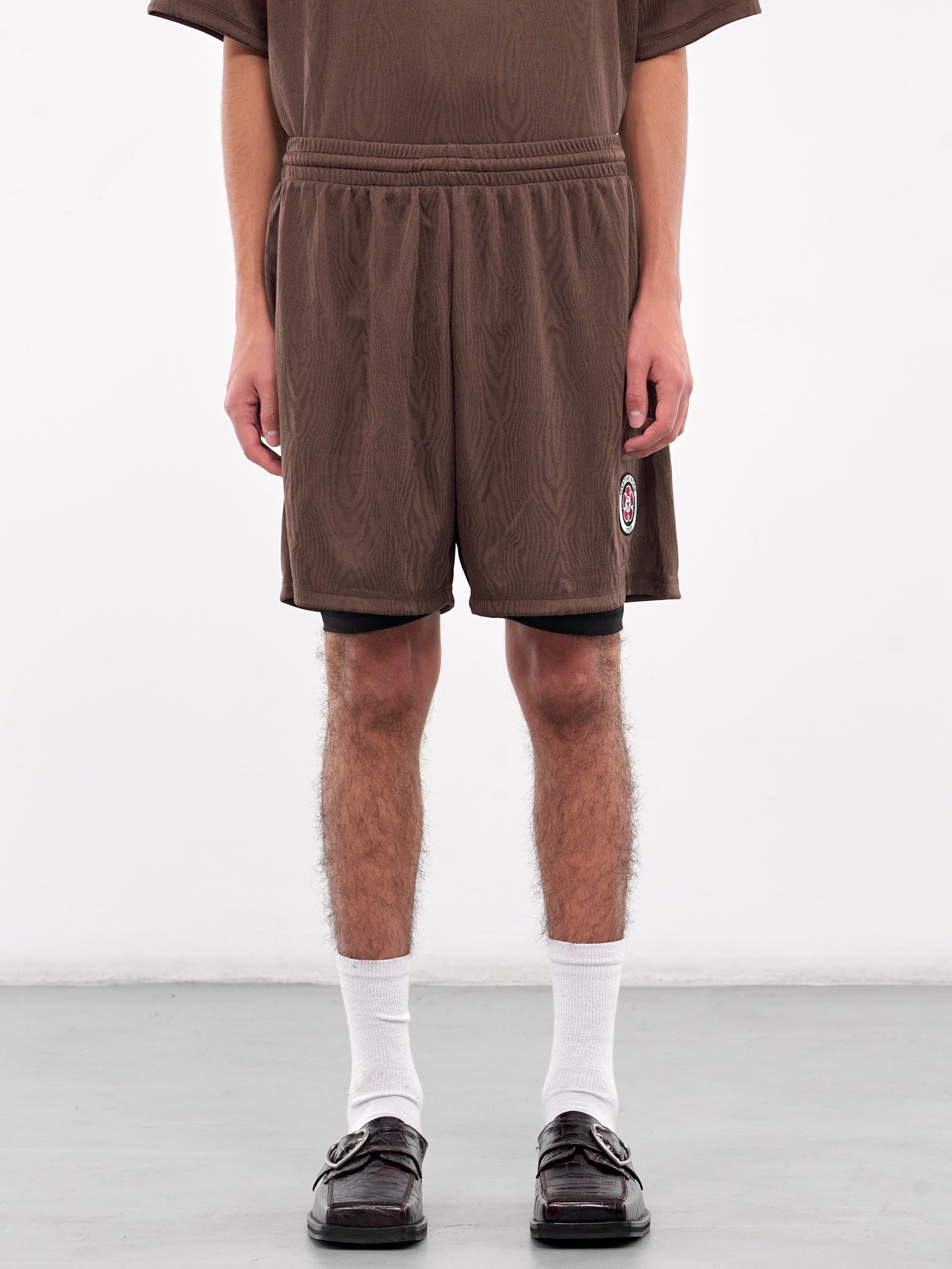 Double Football Shorts (159JT02700-BROWN)