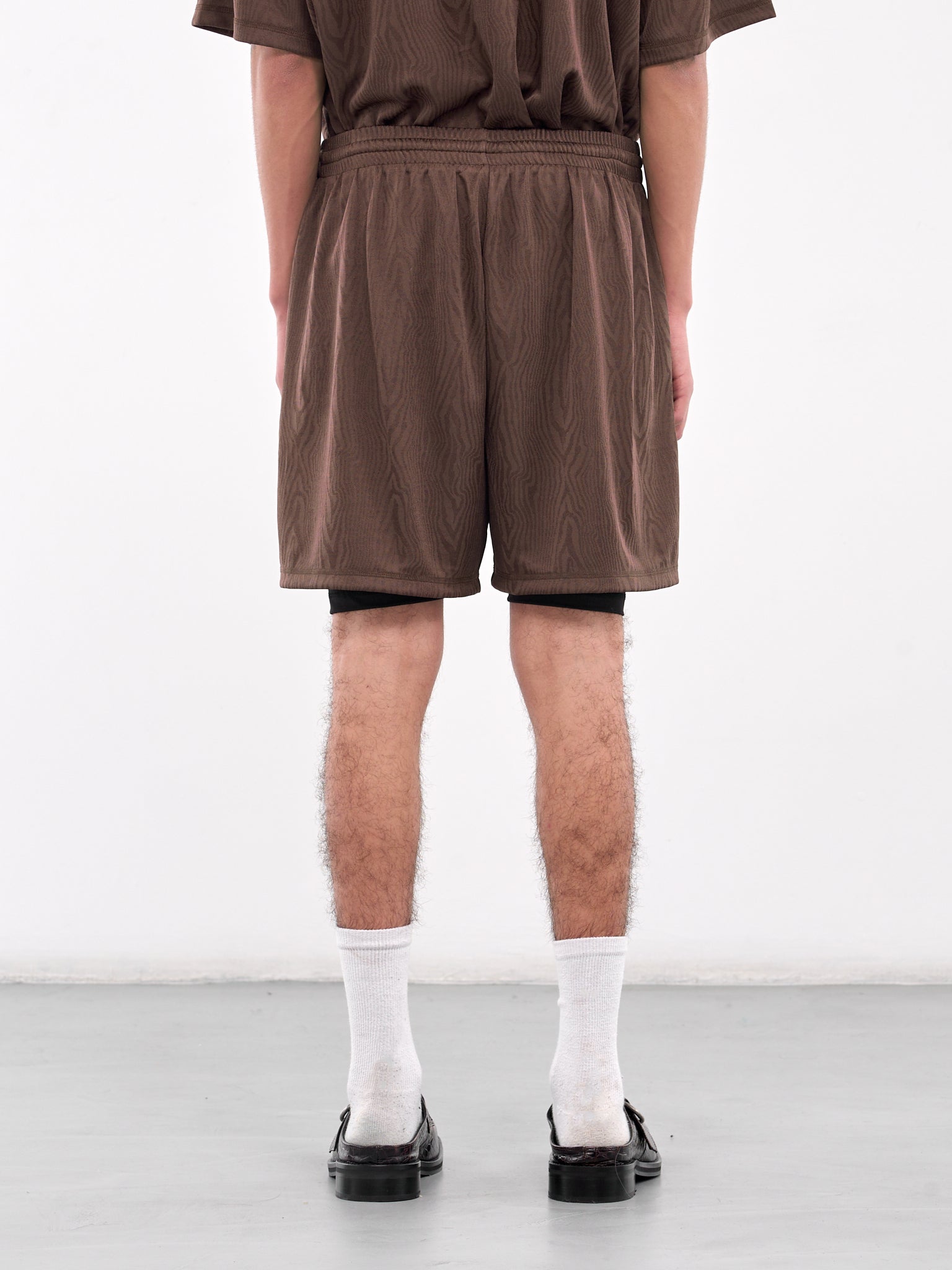 Double Football Shorts (159JT02700-BROWN)