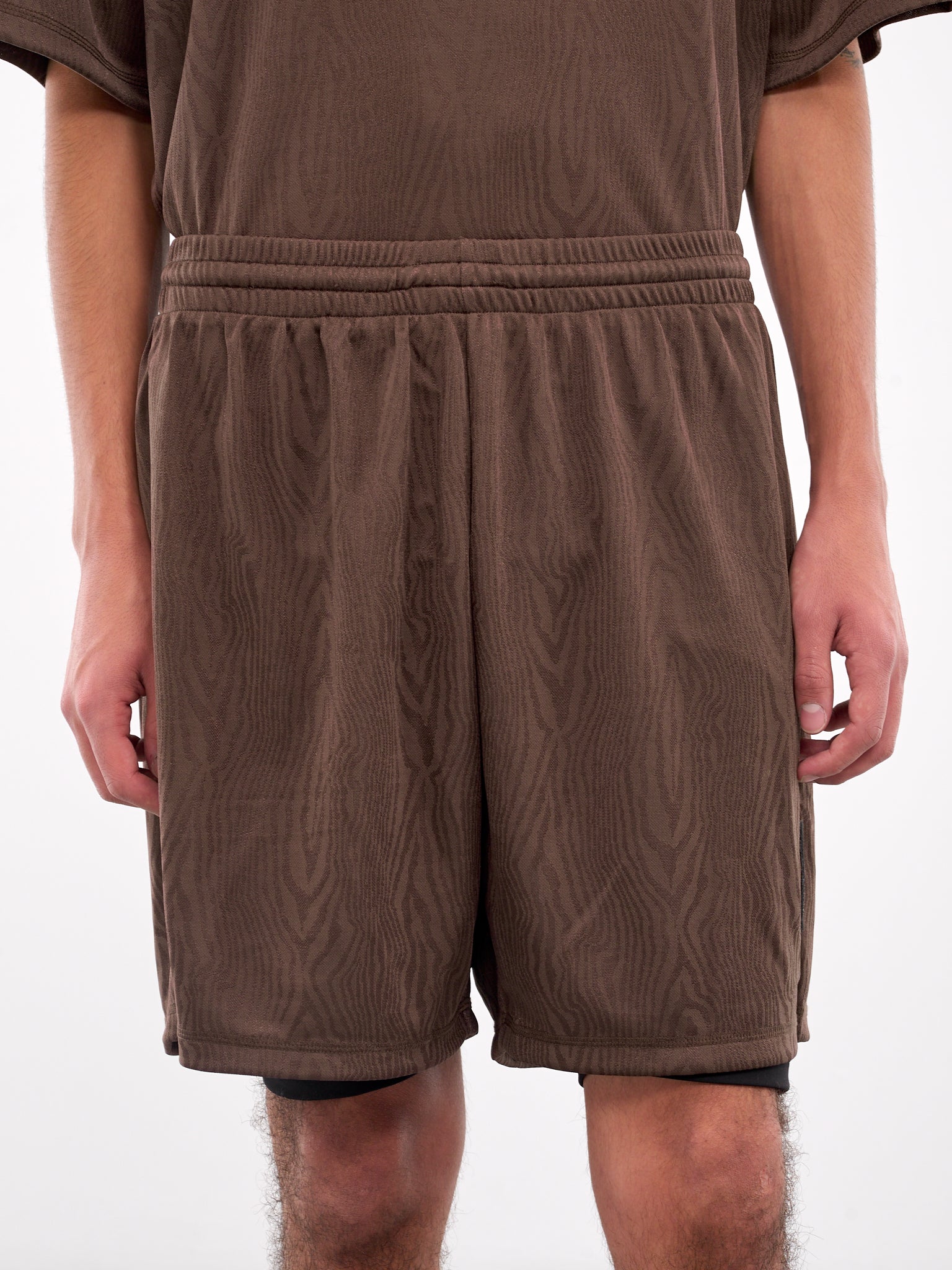 Double Football Shorts (159JT02700-BROWN)