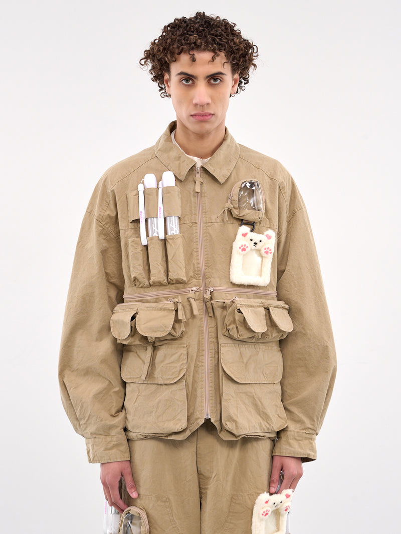 Oshi-Katsu Pocket Jacket (16BL217-BEIGE)