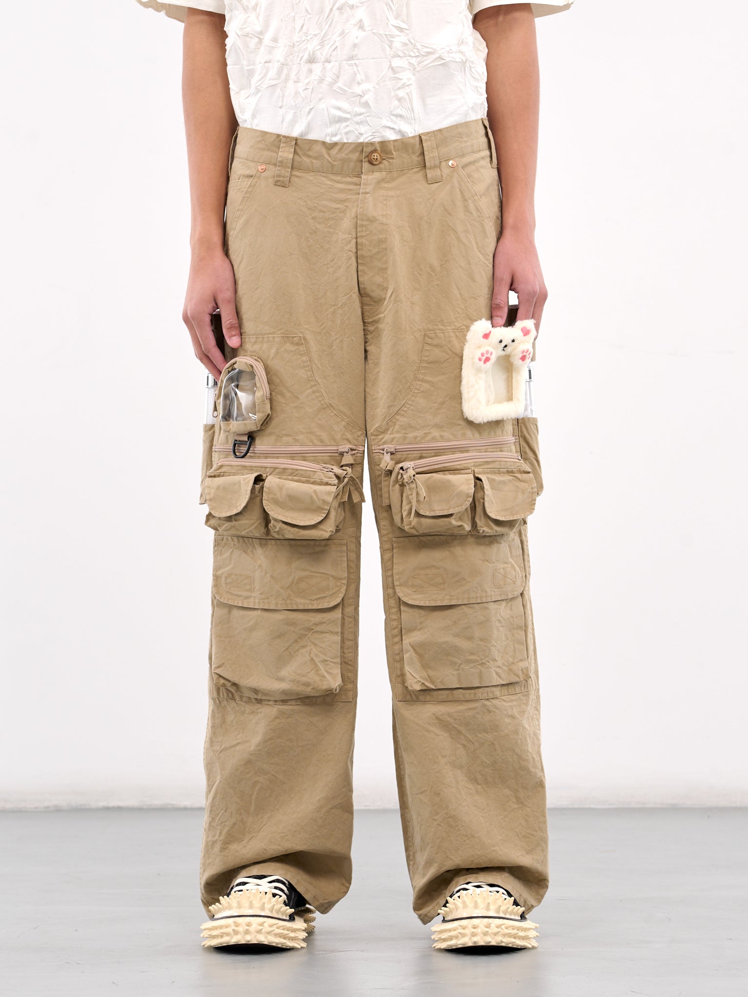 Oshi-Katsu Cargo Trousers (16PT307-BEIGE)