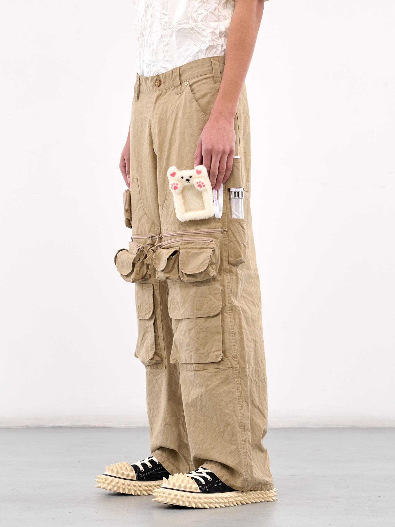 Oshi-Katsu Cargo Trousers (16PT307-BEIGE)