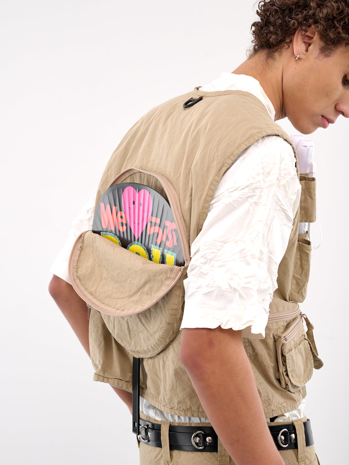 Oshi-Katsu Cargo Vest (16VE22-BEIGE)