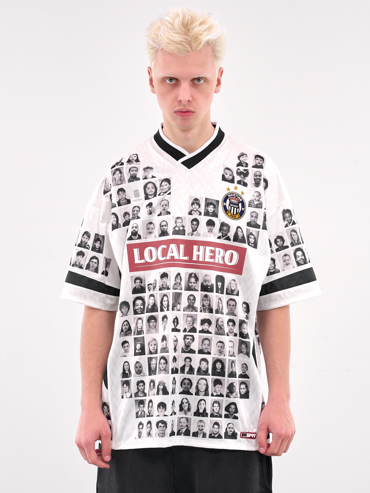 Printed Football Tee (179JT07021-WHITE)