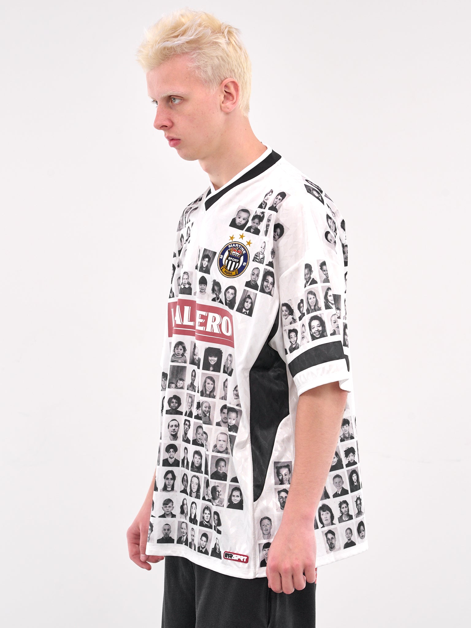 Printed Football Tee (179JT07021-WHITE)