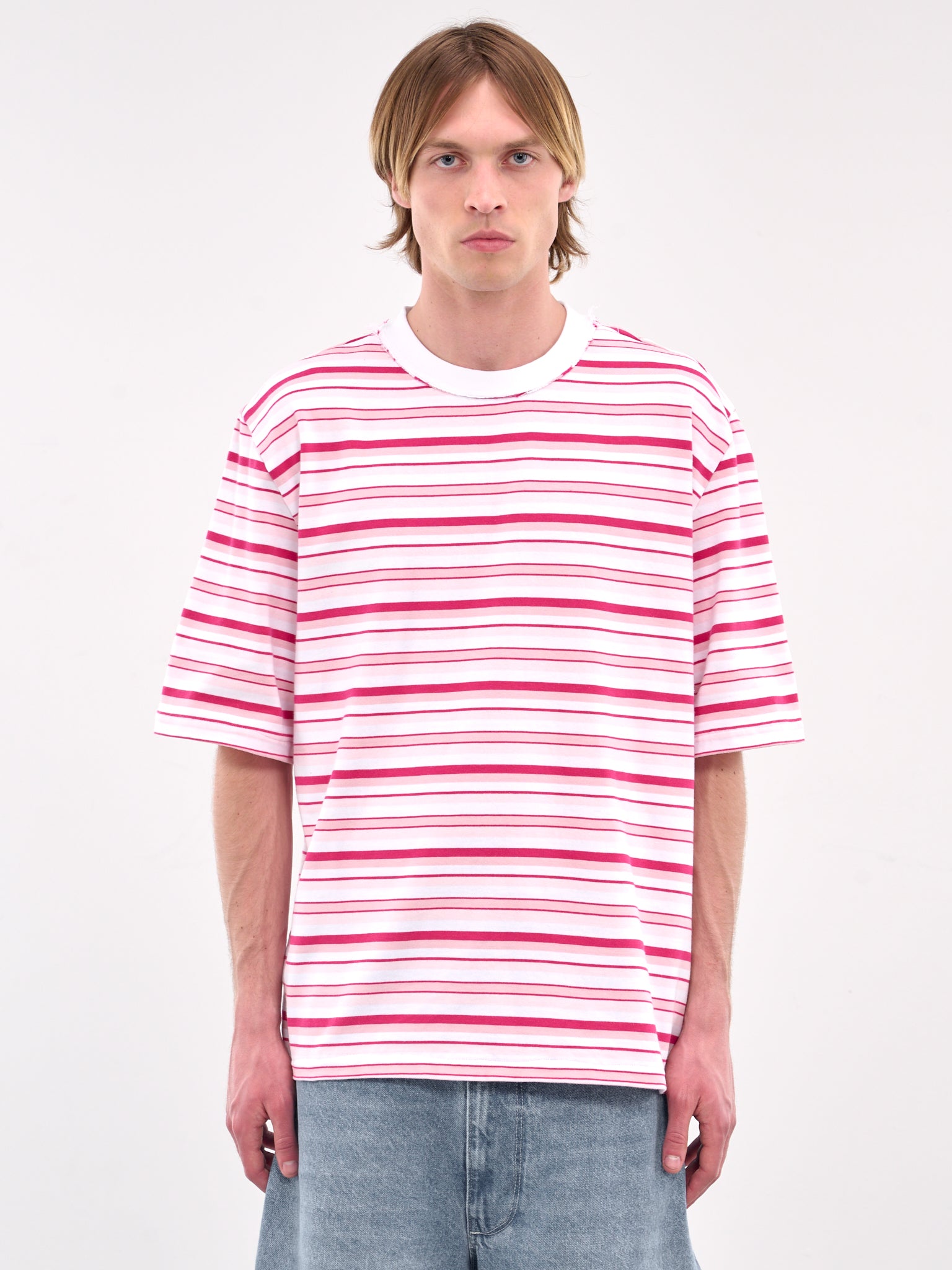 Big Striped Tee (19-01-01-01-BIG-PINK-STRIPES)