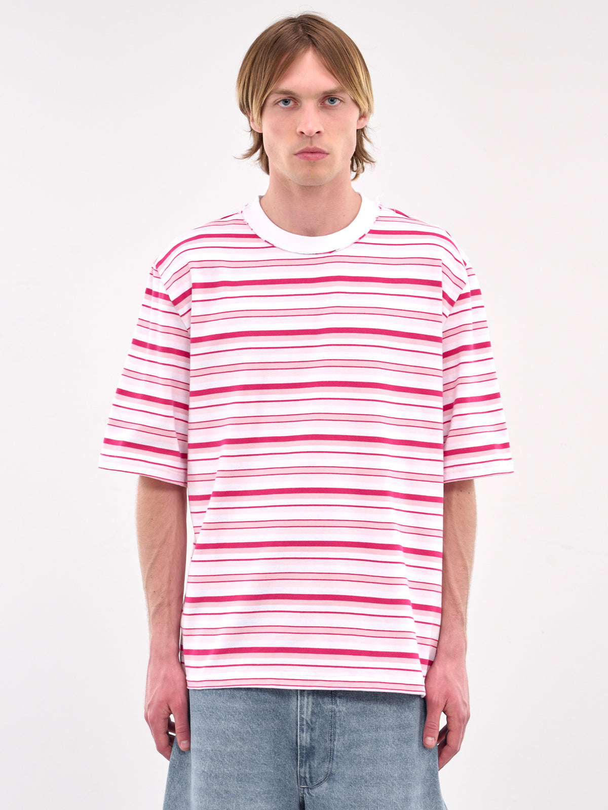 Big Striped Tee (19-01-01-01-BIG-PINK-STRIPES)