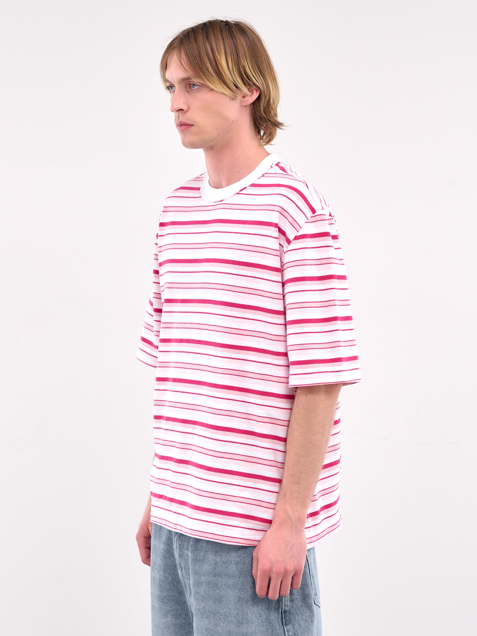 Big Striped Tee (19-01-01-01-BIG-PINK-STRIPES)