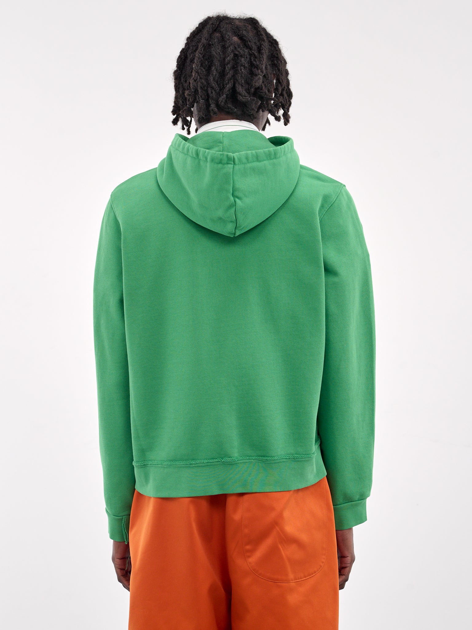 Fitted Zip Hoodie (19-02-01-01-GREEN)