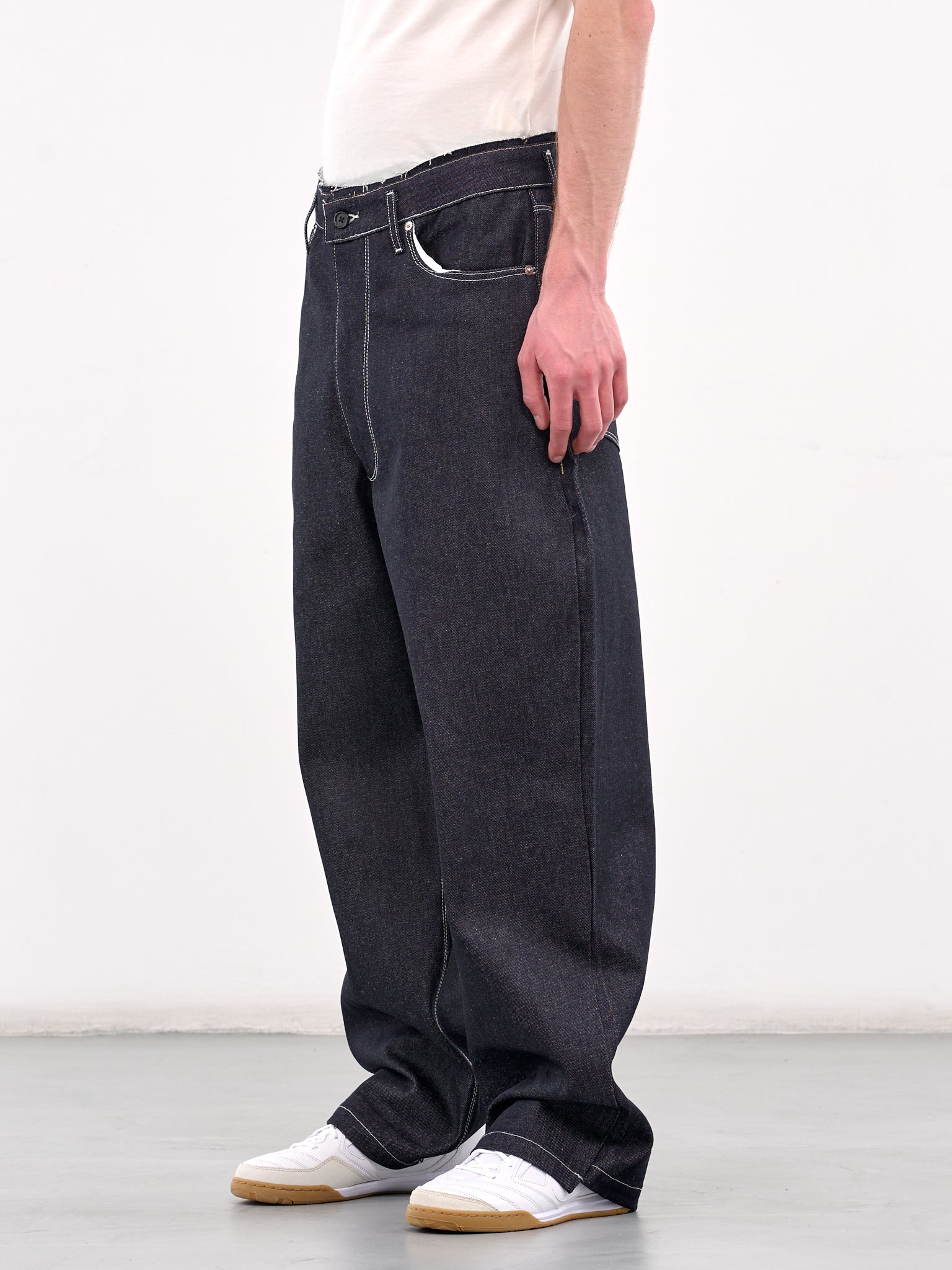 Wide Leg Jeans (19-06-02-01-NAVY)