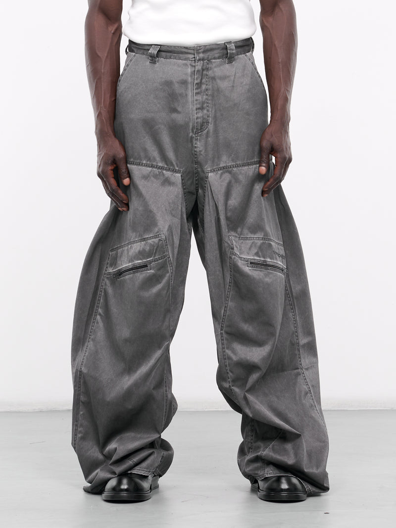 Pop-Up Pants (203PA003-F494-WASHED-BLACK)