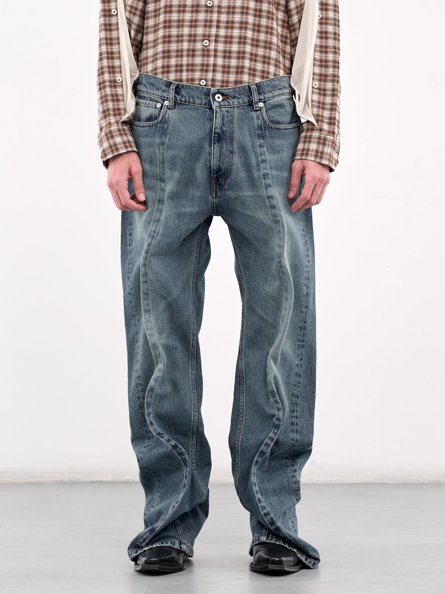 Evergreen Wire Jeans (207PA008-D22-EVERGREEN-BLUE)