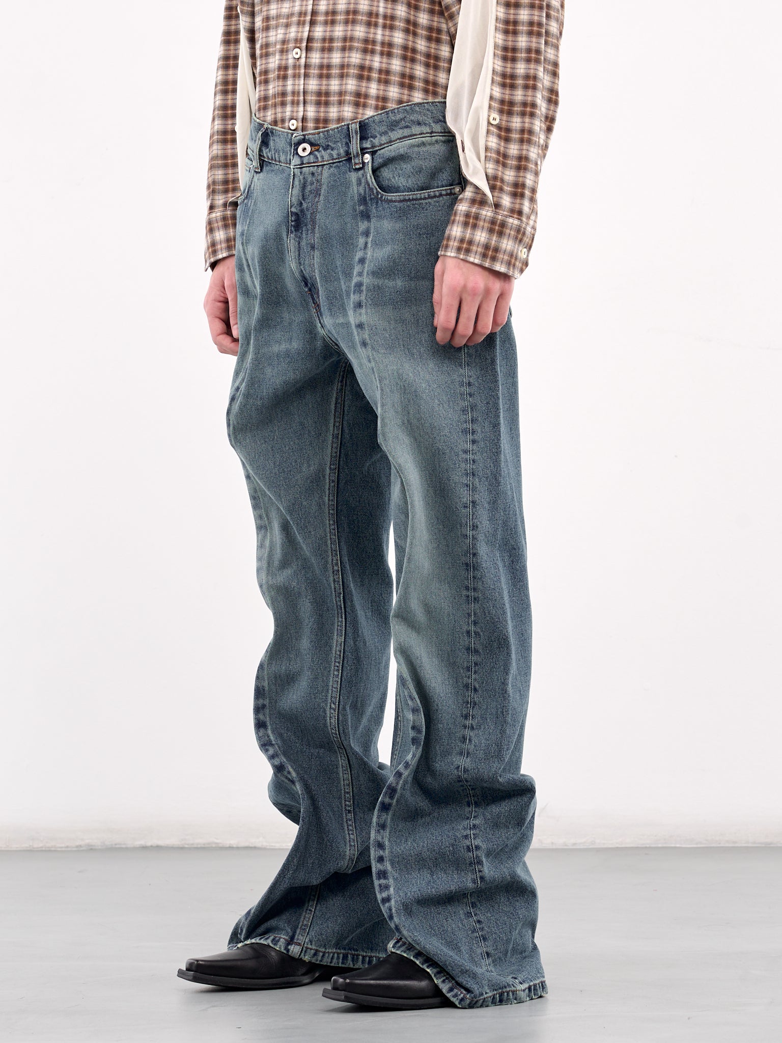 Evergreen Wire Jeans (207PA008-D22-EVERGREEN-BLUE)