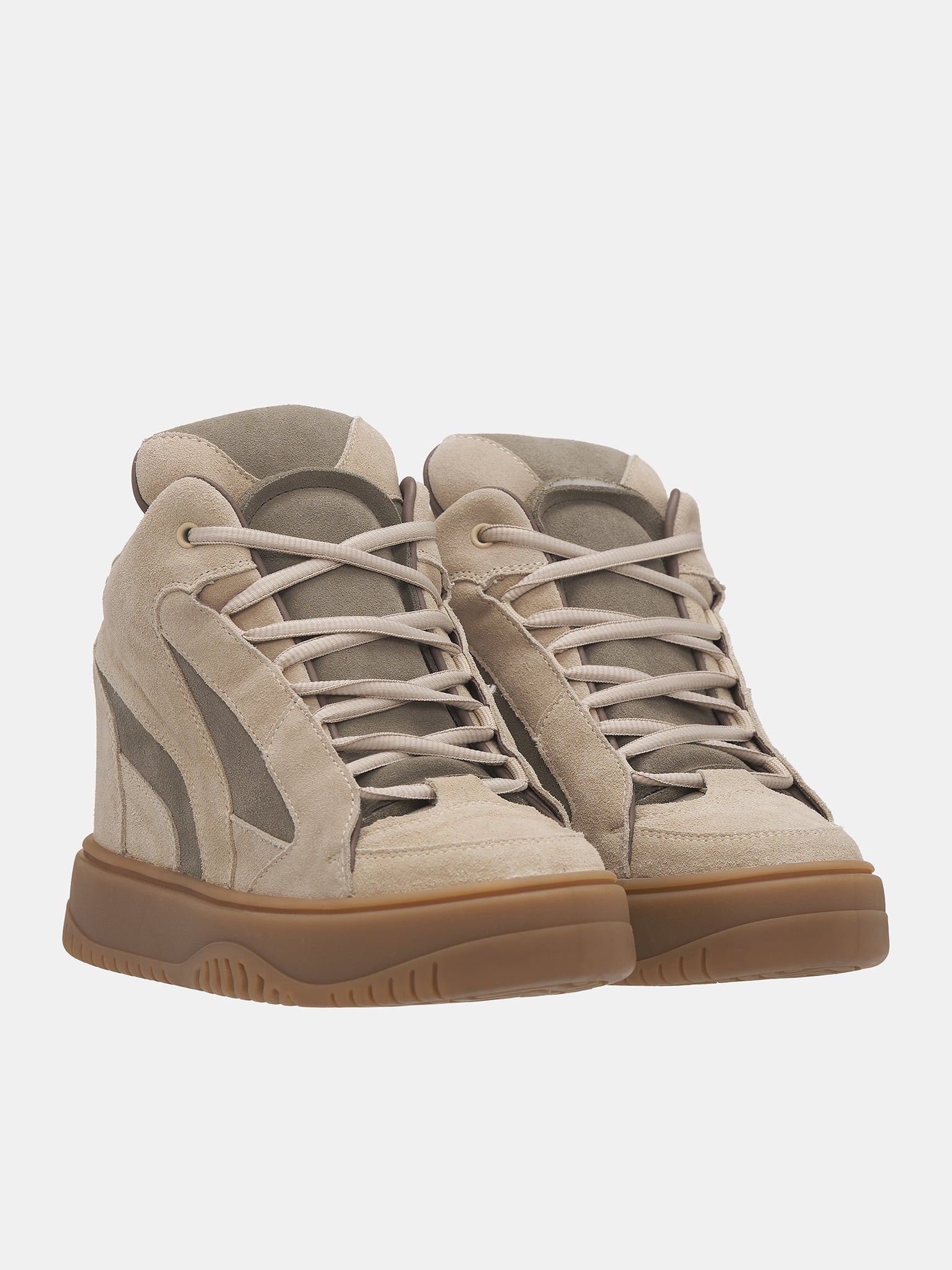 Heel Sneakers (2231300201-BEIGE)