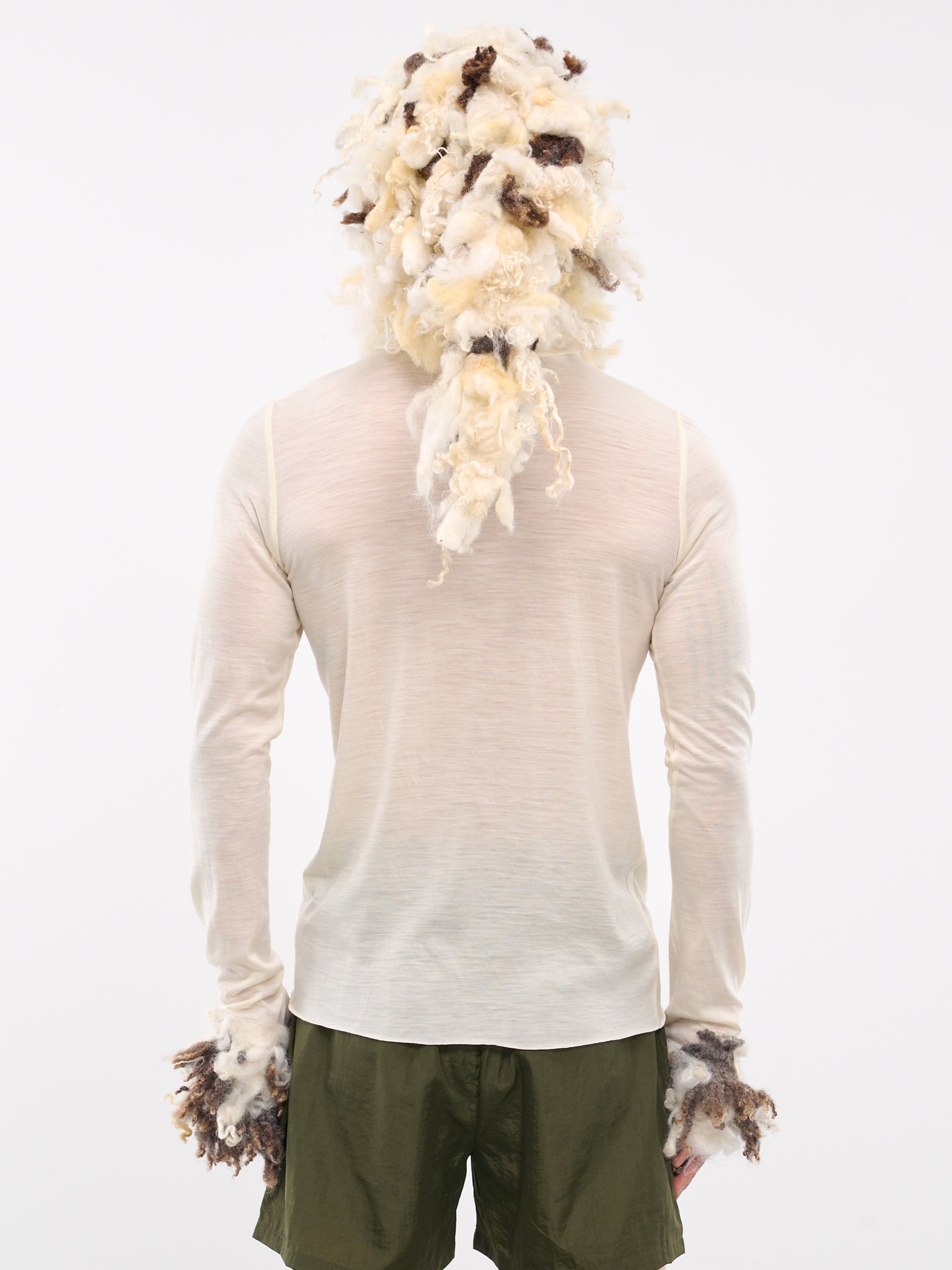 Dreadlock Hoodie (230004-BEIGE-MULTI)