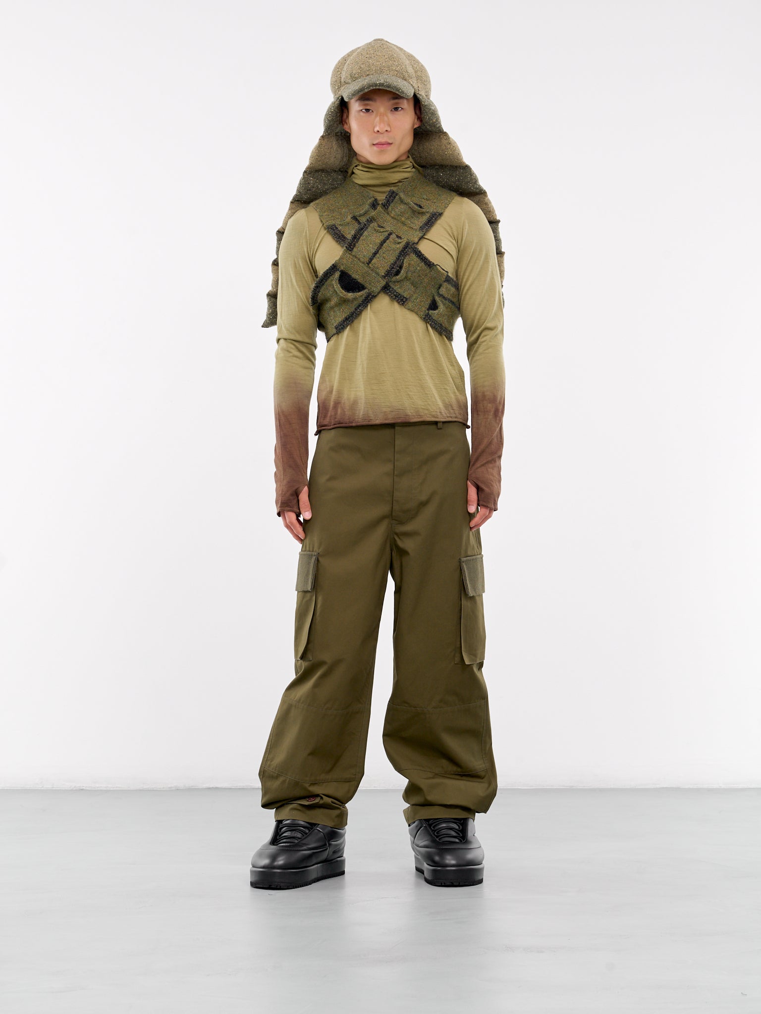 Military Pocket Knit Harness (230009-KHAKI-MULTI)