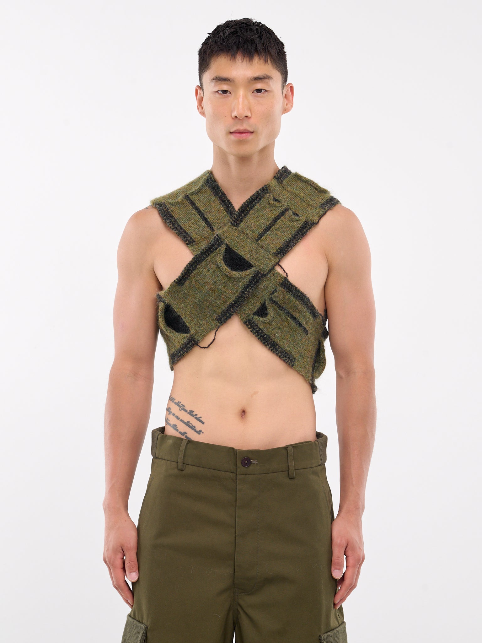 Military Pocket Knit Harness (230009-KHAKI-MULTI)