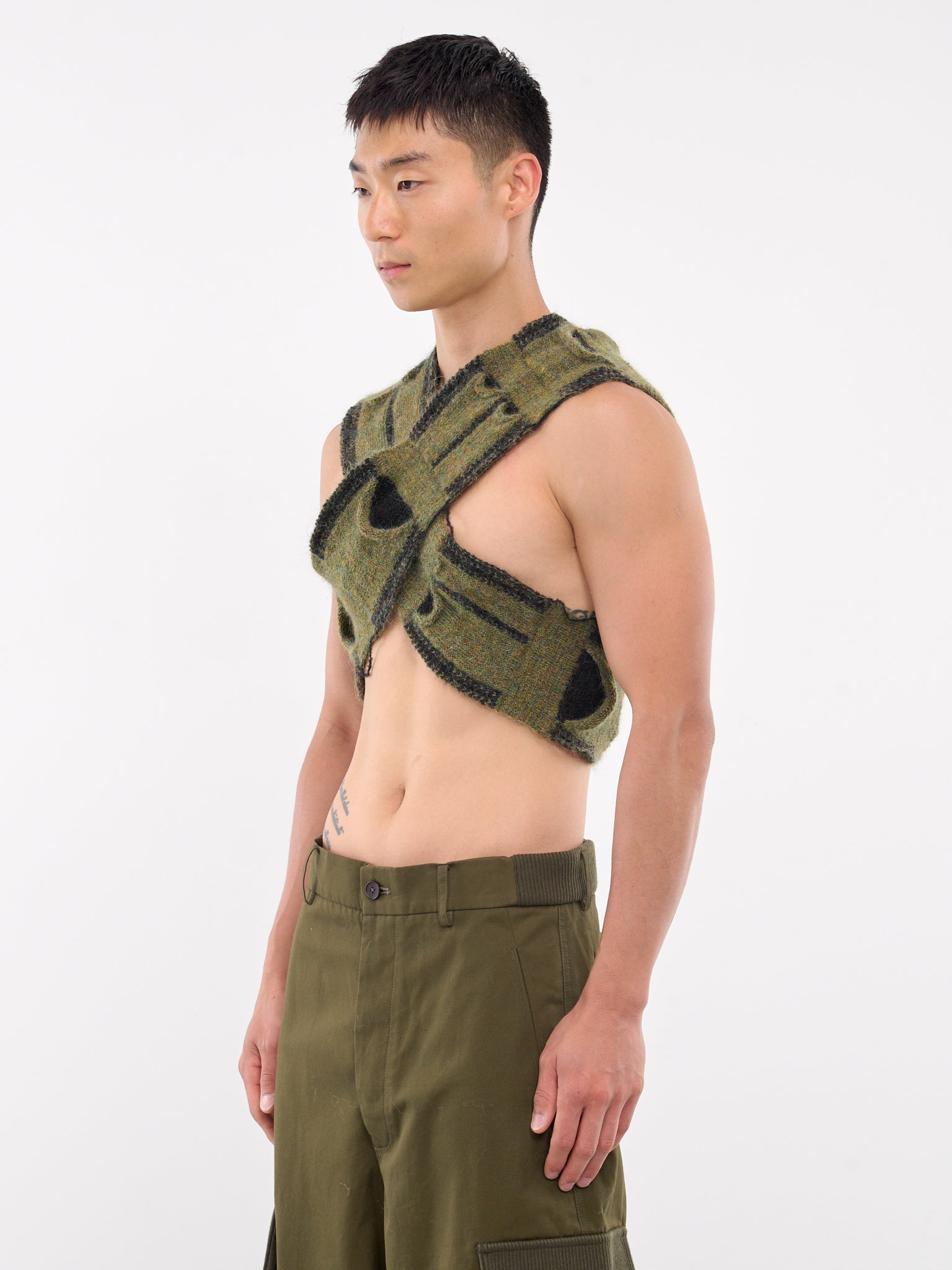 Military Pocket Knit Harness (230009-KHAKI-MULTI)